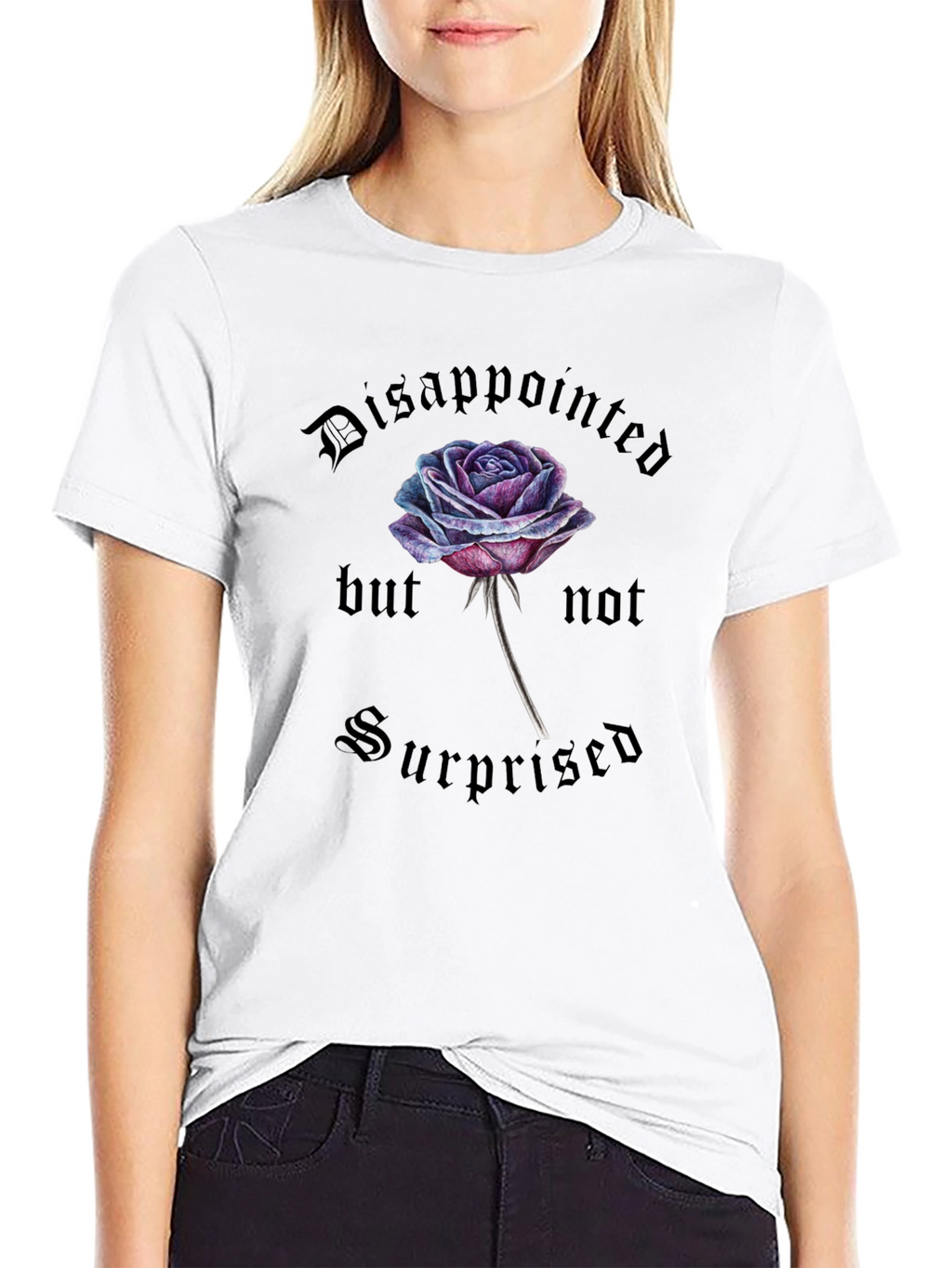 Disappointed But Not Surprised Rose Graphic Tee