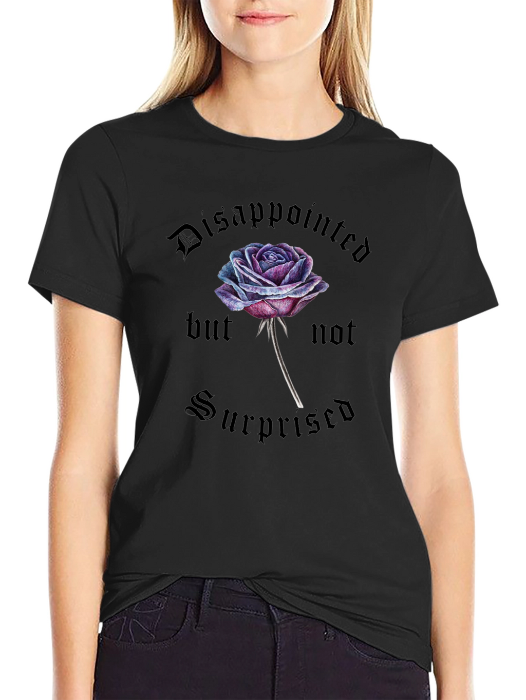 Disappointed But Not Surprised Rose Graphic Tee
