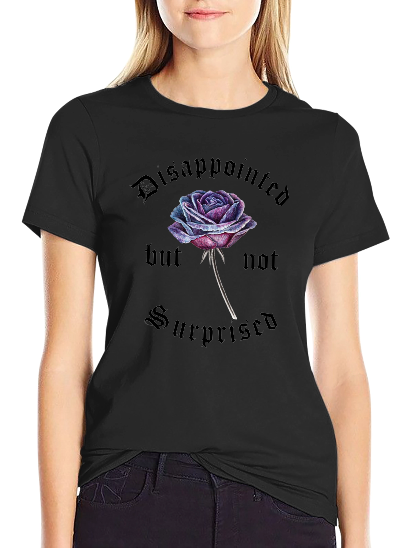 Disappointed But Not Surprised Rose Graphic Tee