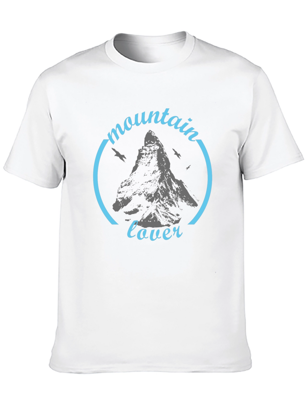 Mountain Lover Black Graphic T-Shirt