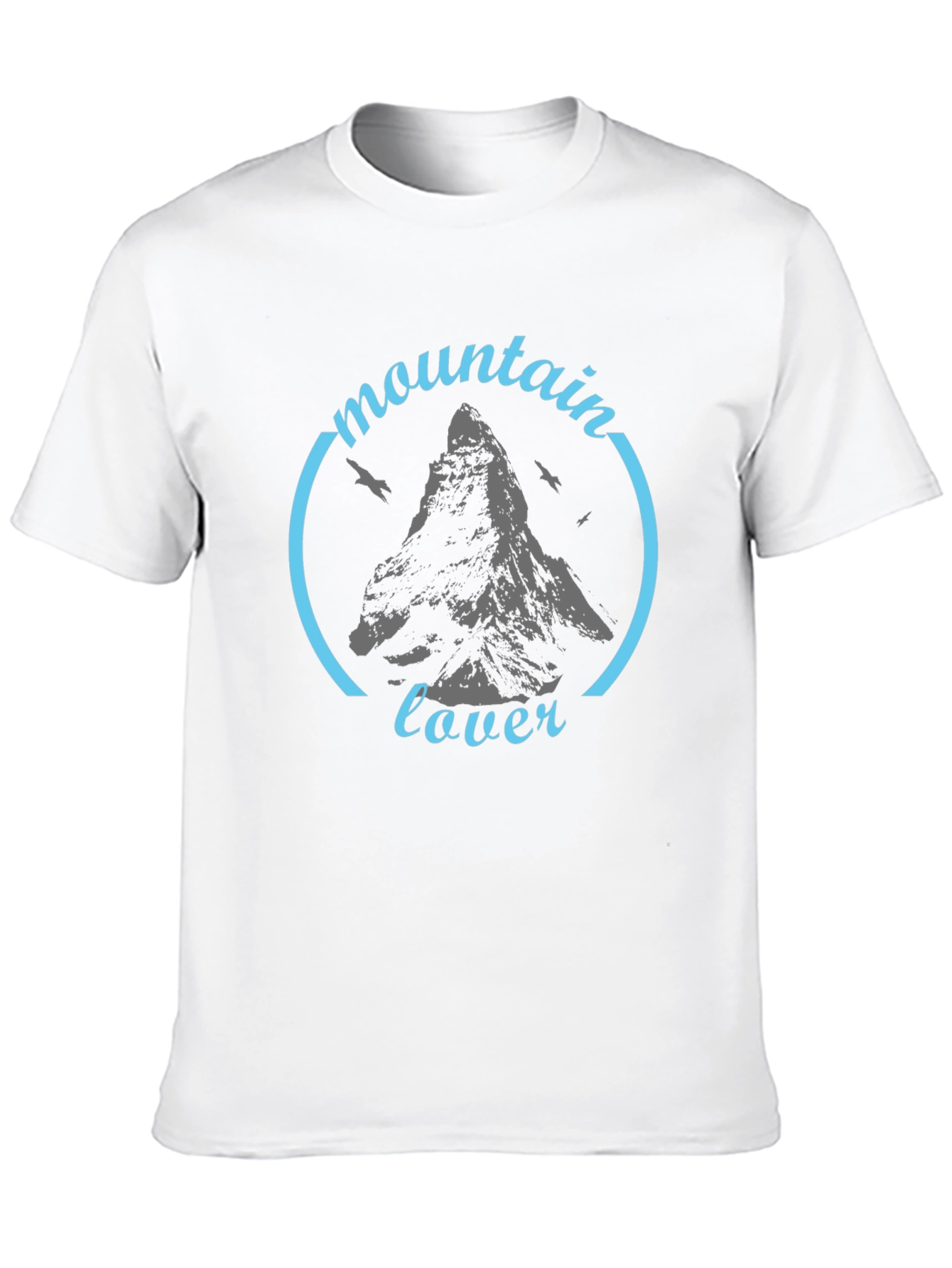 Mountain Lover Black Graphic T-Shirt