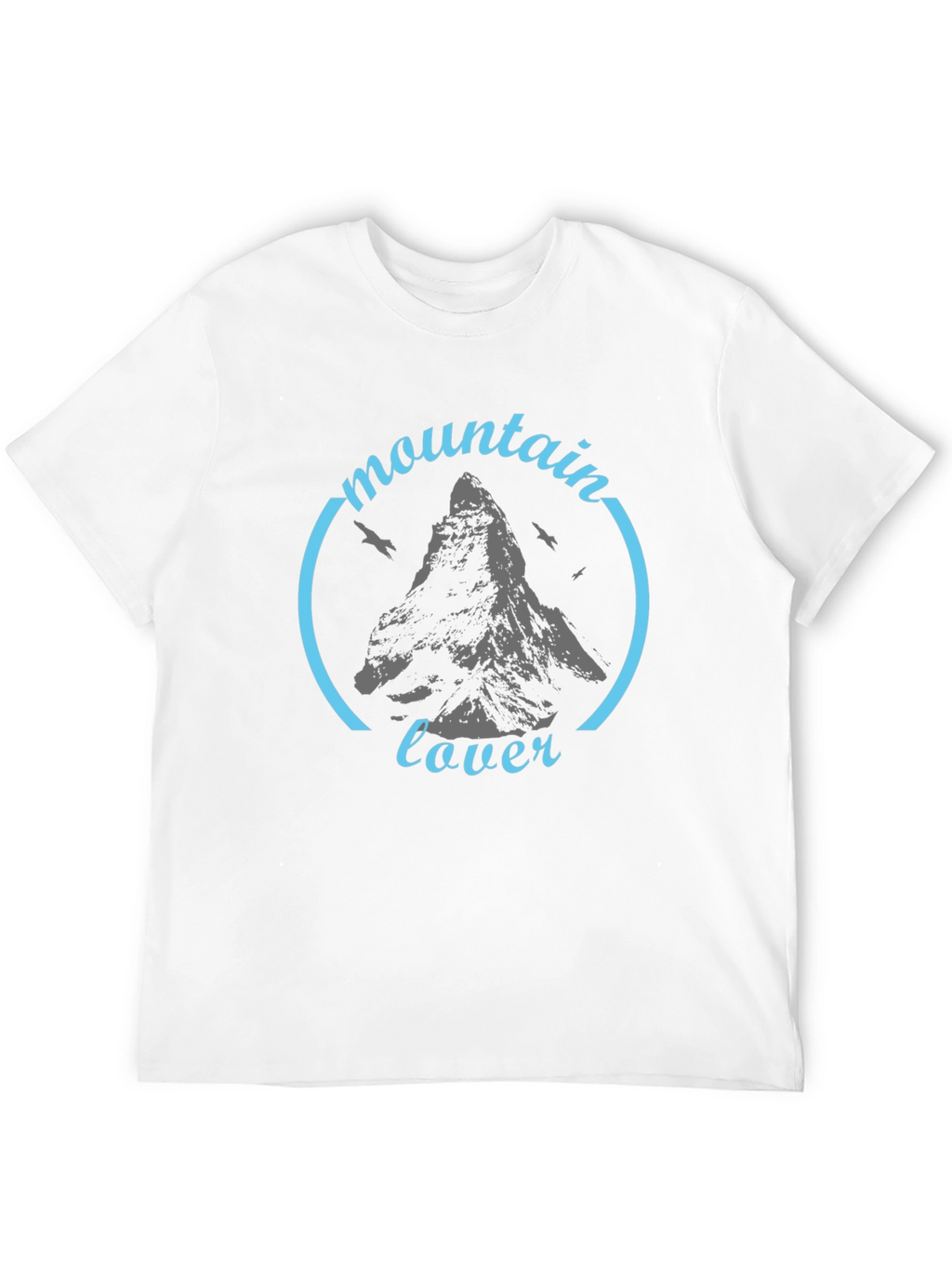 Mountain Lover Black Graphic T-Shirt