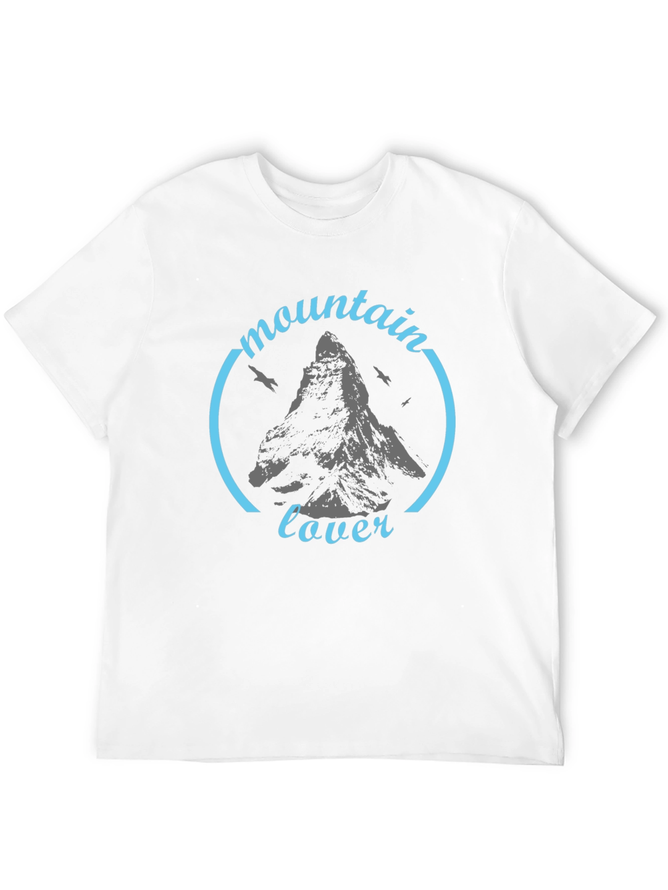 Mountain Lover Black Graphic T-Shirt