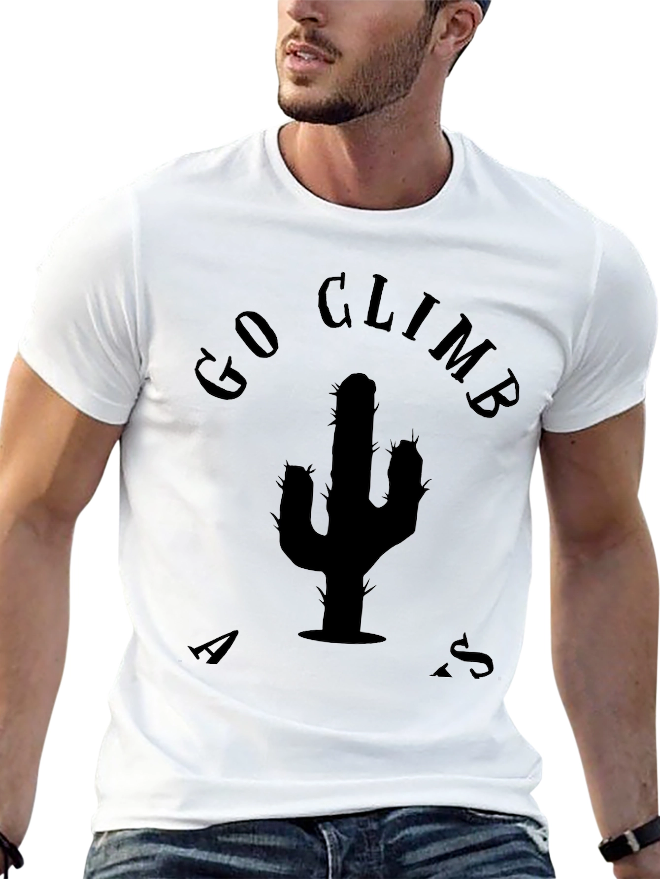 Go Climb A Cactus T-Shirt - Unique Graphic Tee