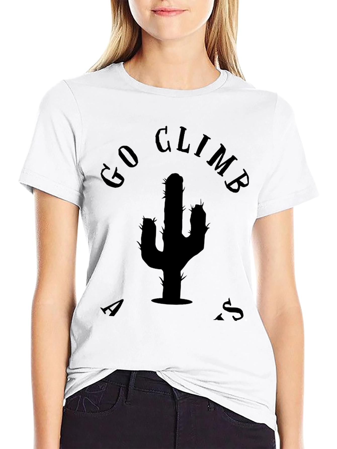 Go Climb A Cactus T-Shirt - Unique Graphic Tee
