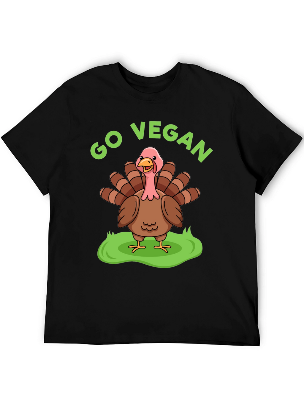 Go Vegan Turkey T-Shirt - Thanksgiving Humor
