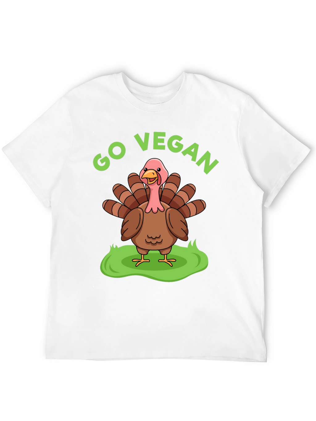 Go Vegan Turkey T-Shirt - Thanksgiving Humor