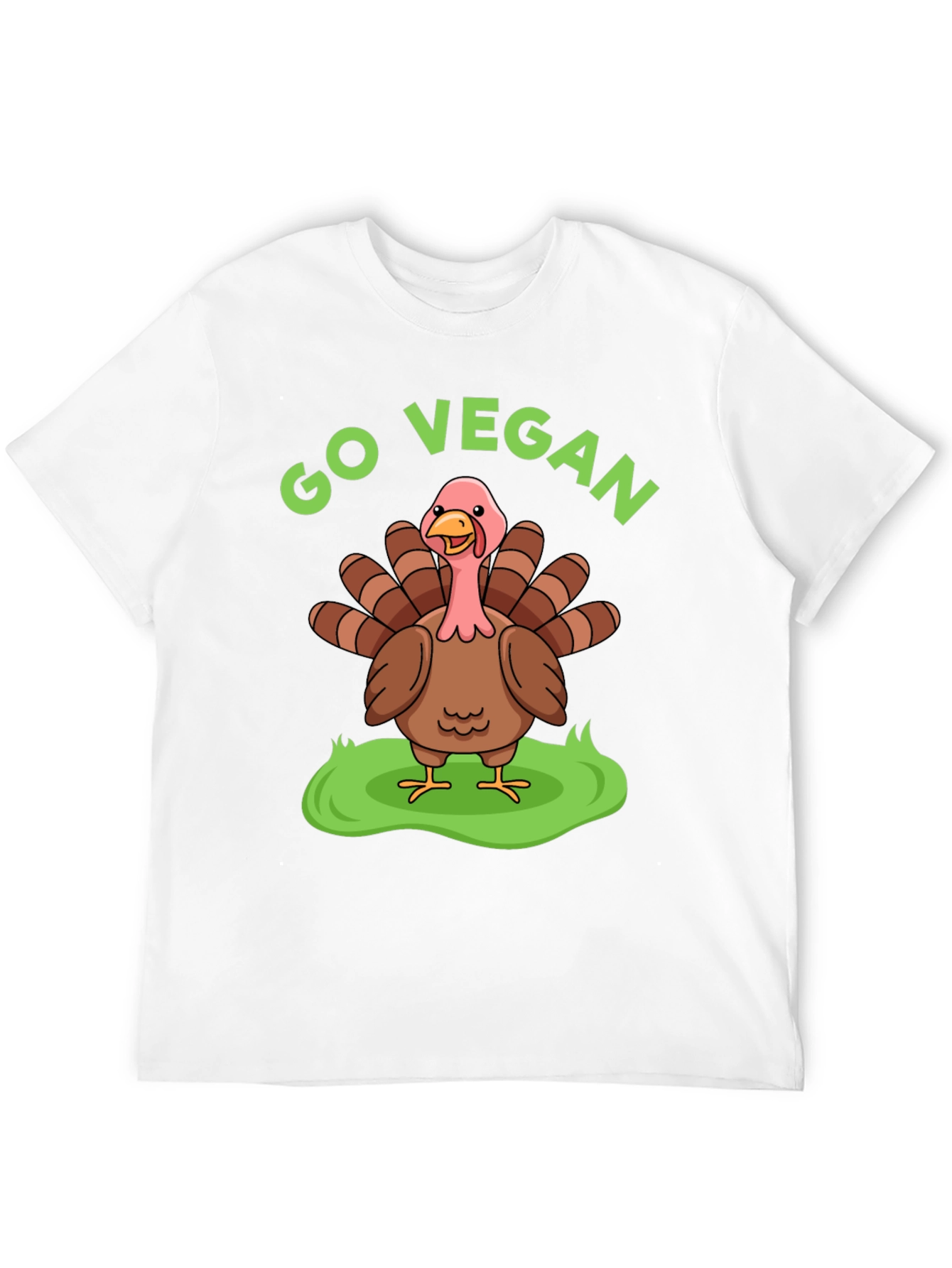 Go Vegan Turkey T-Shirt - Thanksgiving Humor
