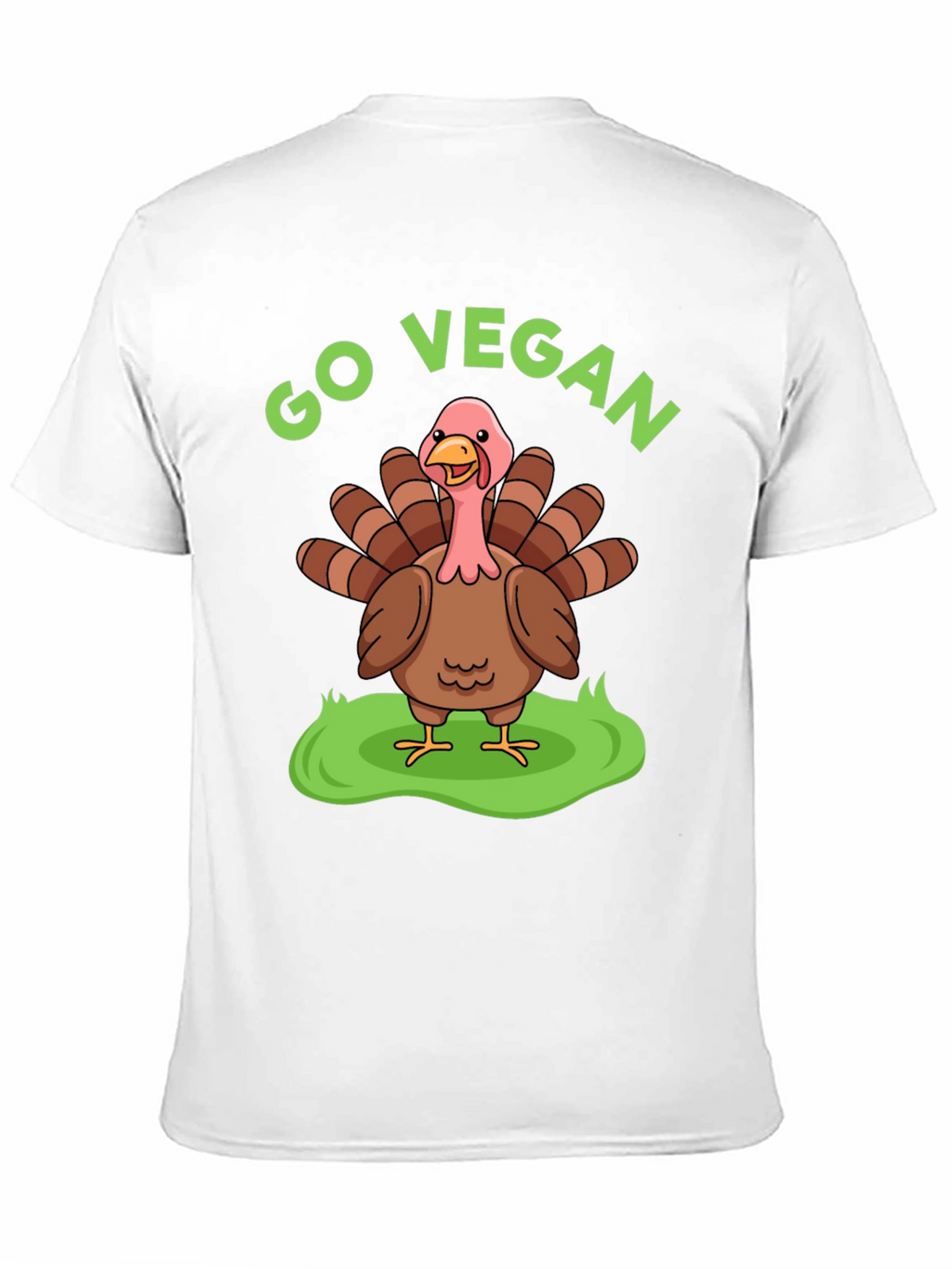 Go Vegan Turkey T-Shirt - Thanksgiving Humor