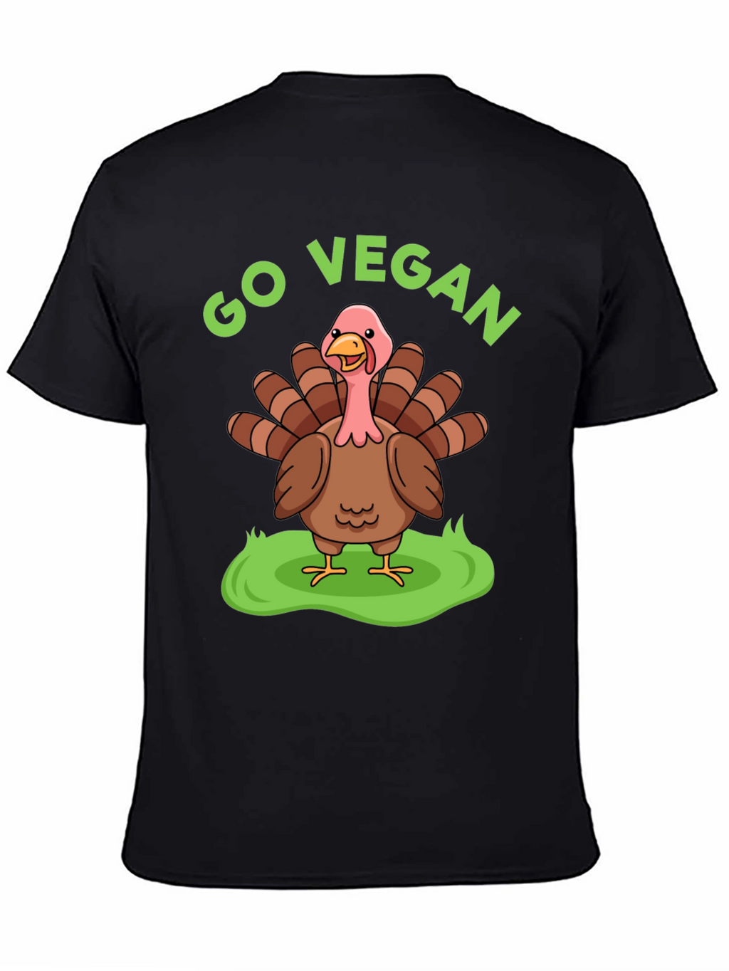 Go Vegan Turkey T-Shirt - Thanksgiving Humor