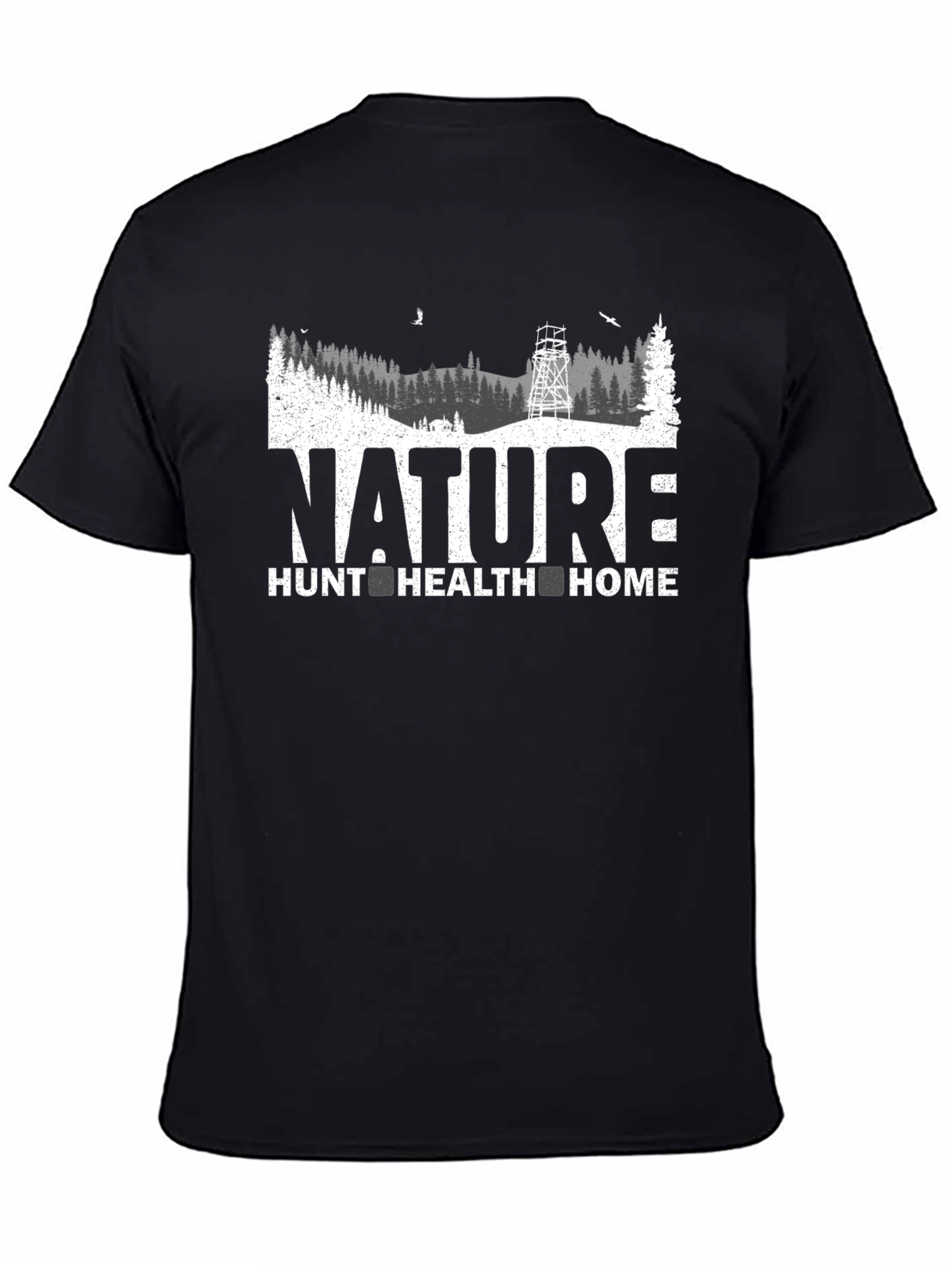 Nature Hunt Health Home Graphic Tee