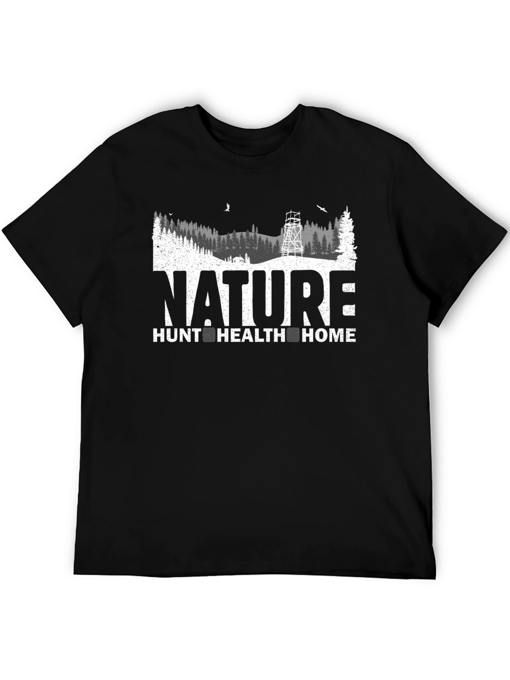 Nature Hunt Health Home Graphic Tee