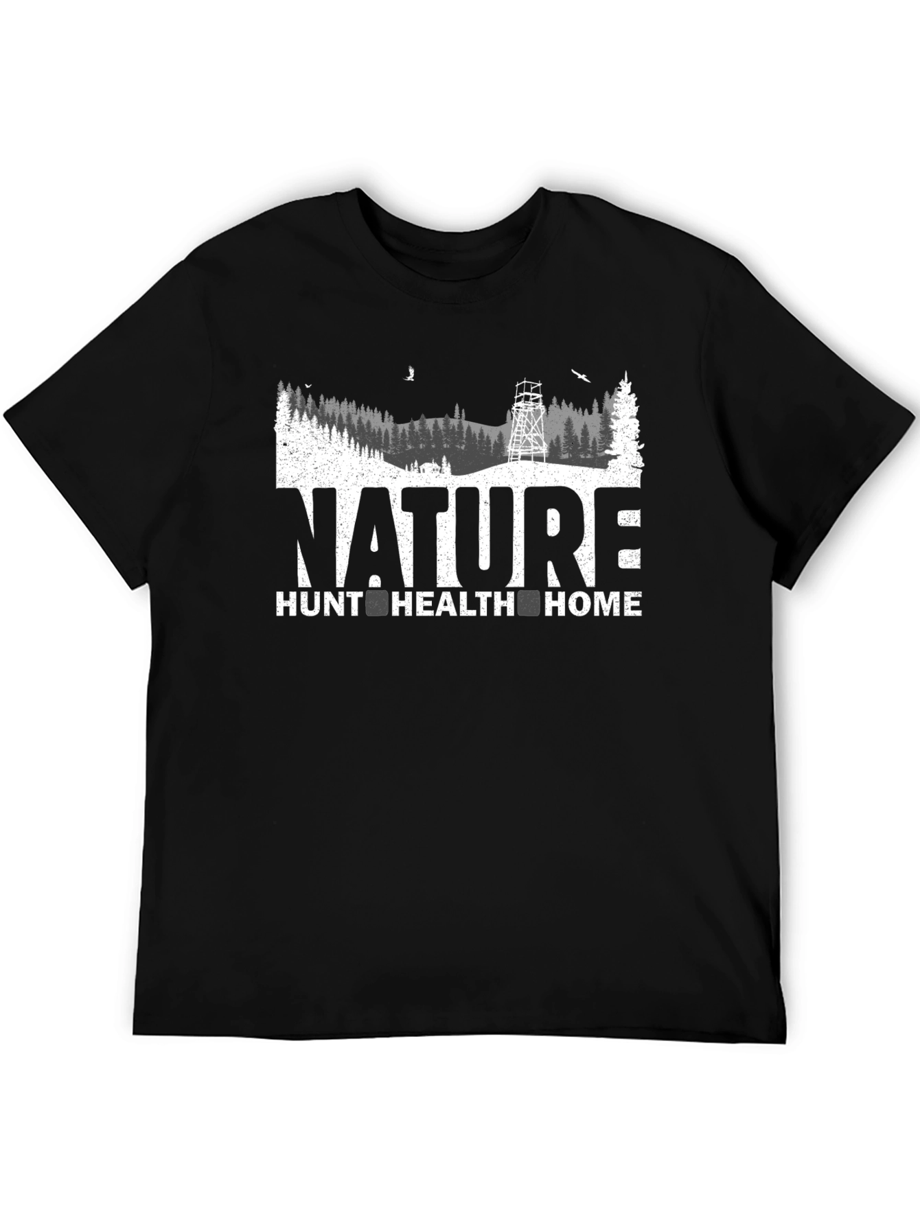 Nature Hunt Health Home Graphic Tee
