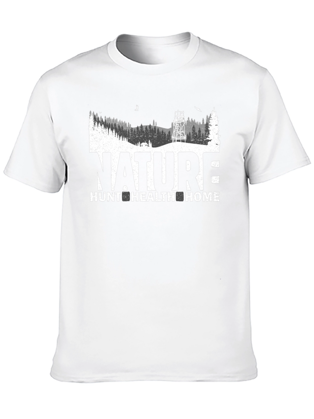 Nature Hunt Health Home Graphic Tee