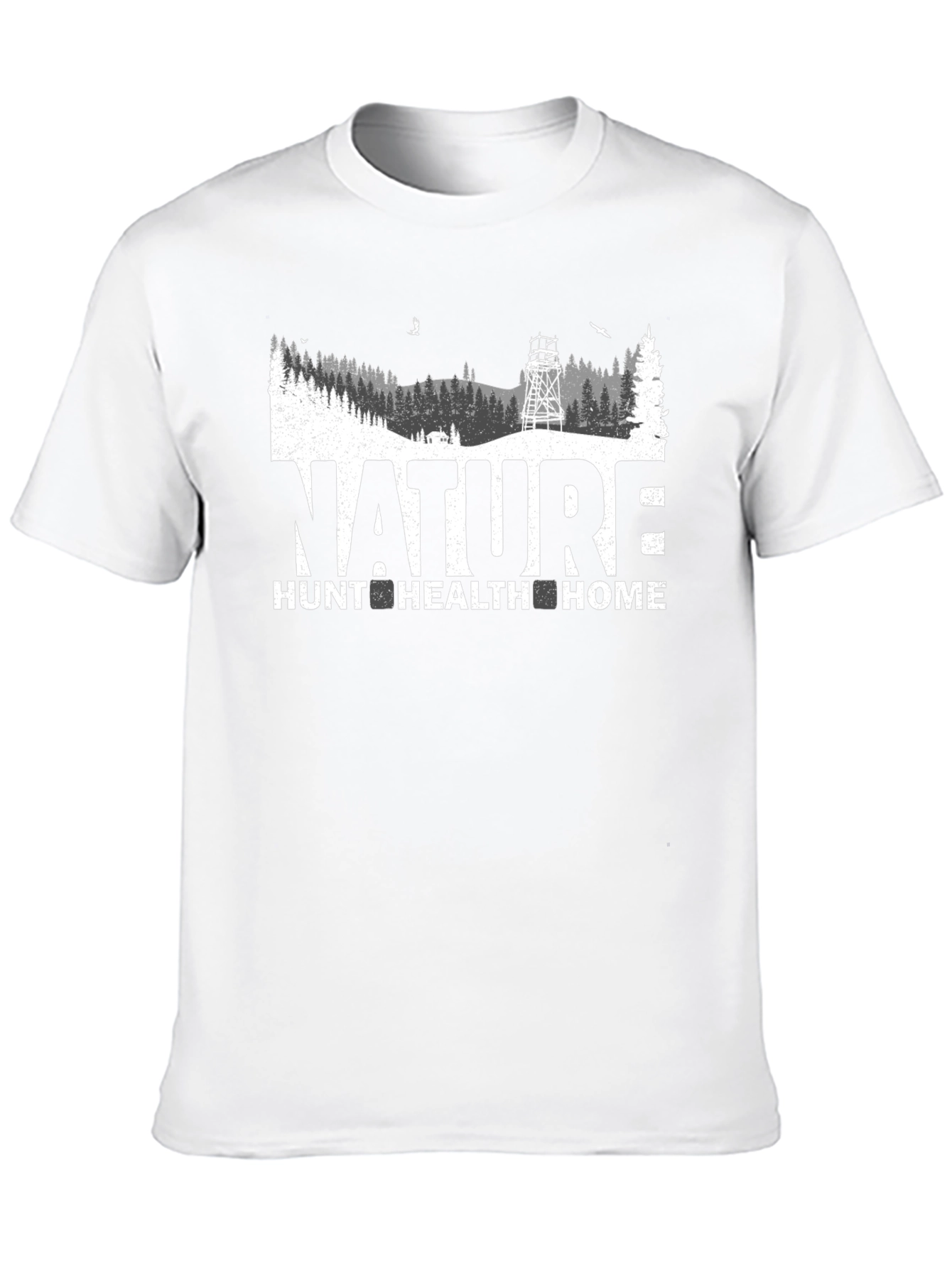 Nature Hunt Health Home Graphic Tee
