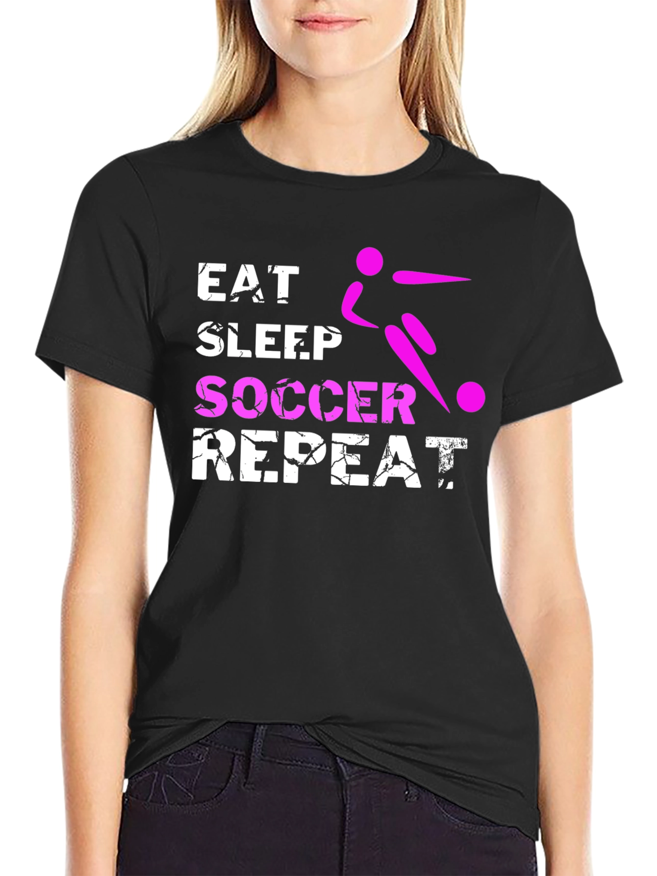 Eat Sleep Soccer Repeat T-Shirt