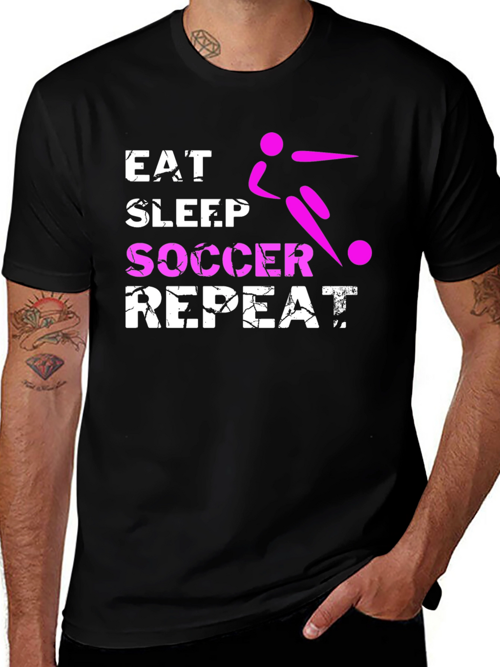 Eat Sleep Soccer Repeat T-Shirt
