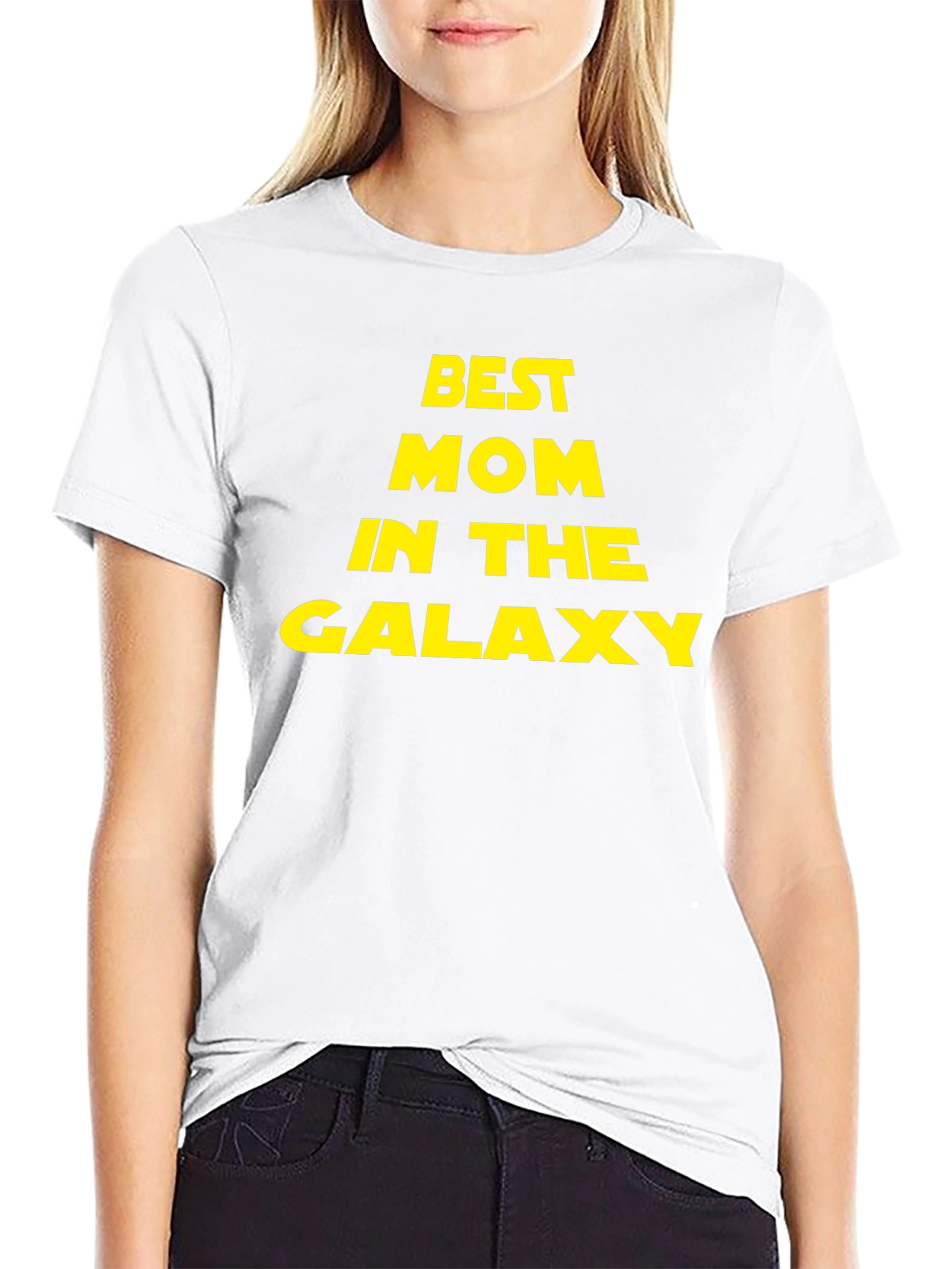 Best Mom In The Galaxy T-Shirt - Black