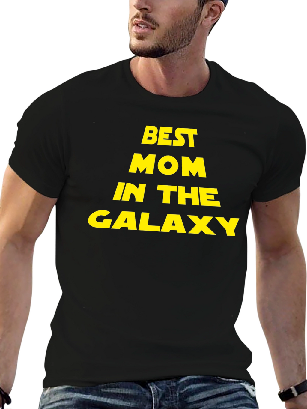 Best Mom In The Galaxy T-Shirt - Black
