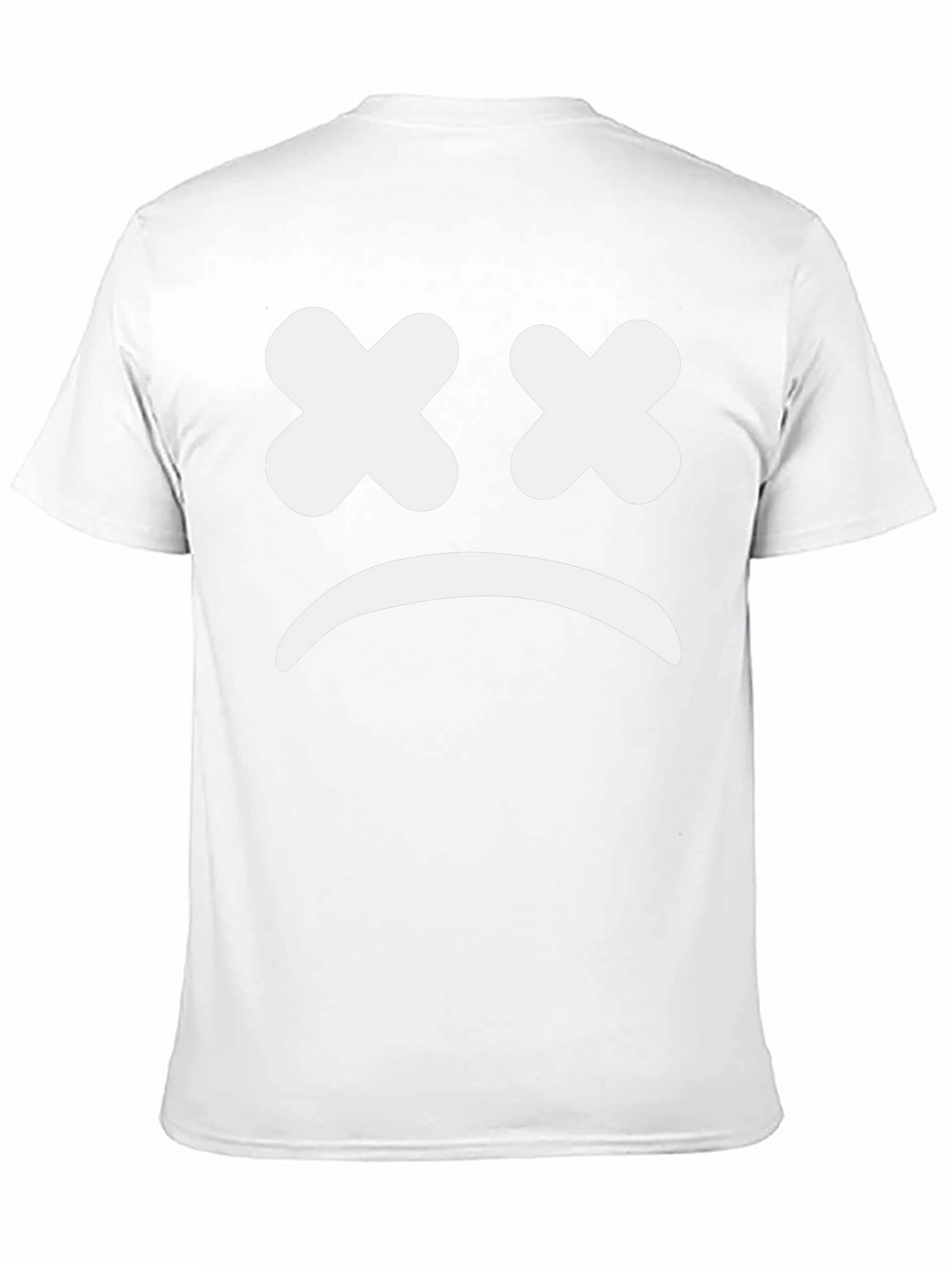Sad Face Graphic Tee - Unisex Black T-Shirt