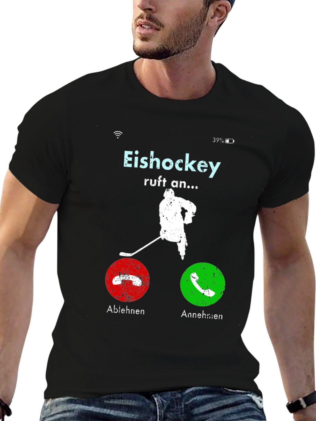 Eishockey Calling T-Shirt - Hockey Fan Tee