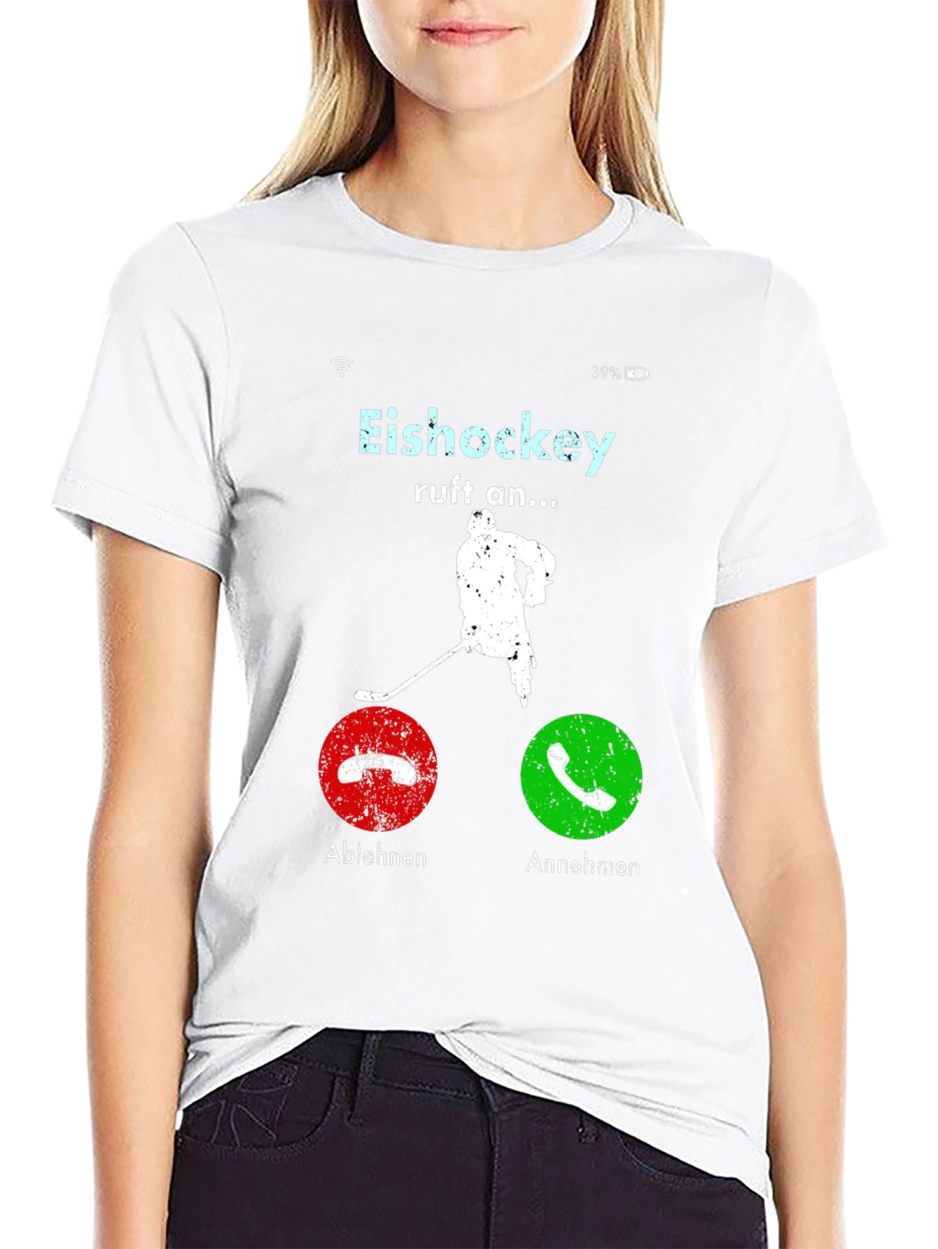 Eishockey Calling T-Shirt - Hockey Fan Tee