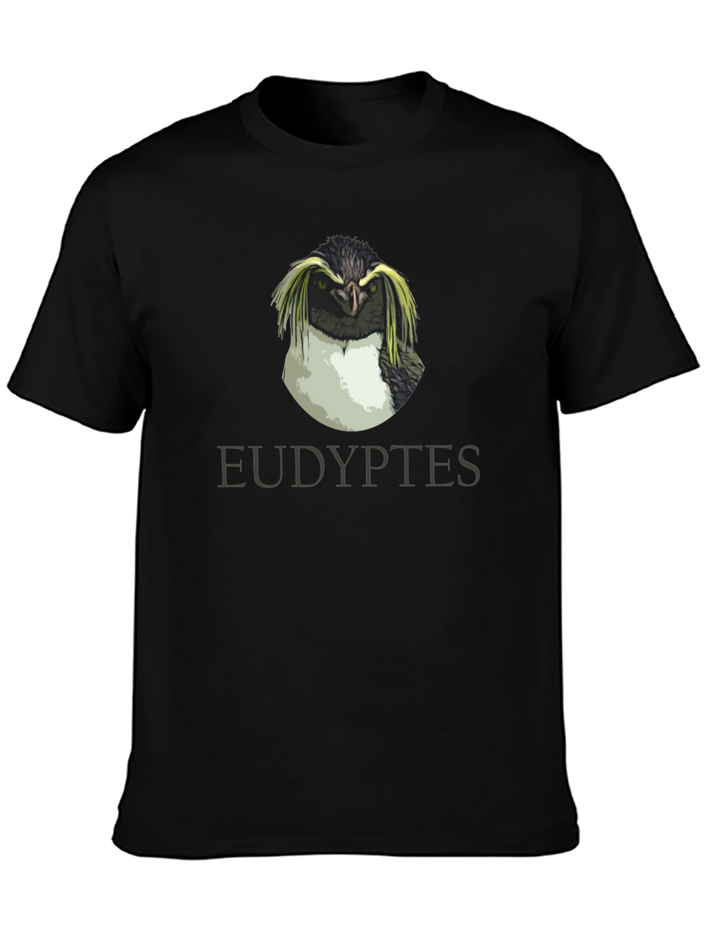 Eudyptes Penguin Graphic T-Shirt - Black