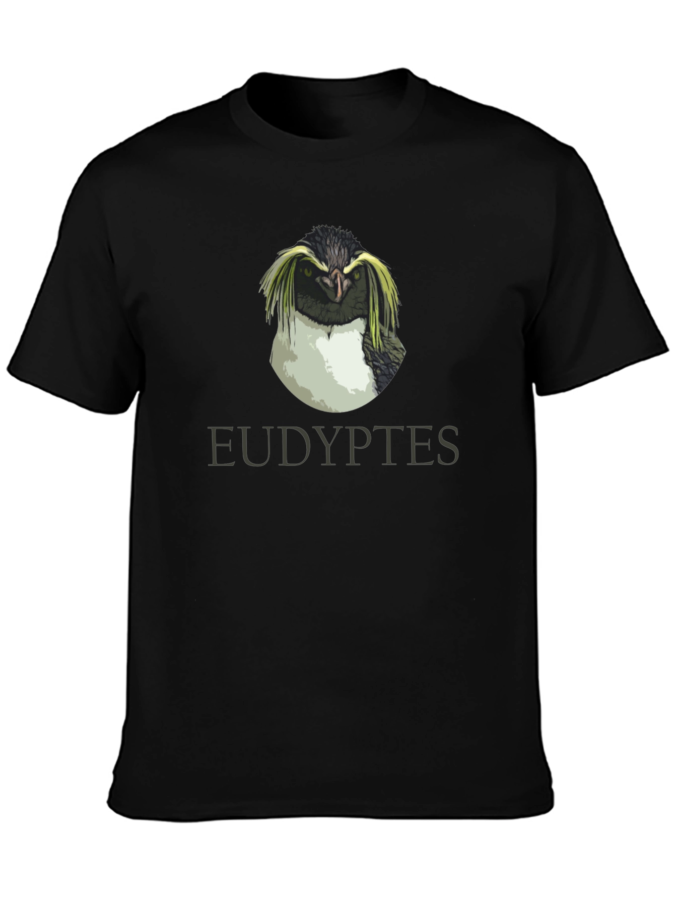 Eudyptes Penguin Graphic T-Shirt - Black