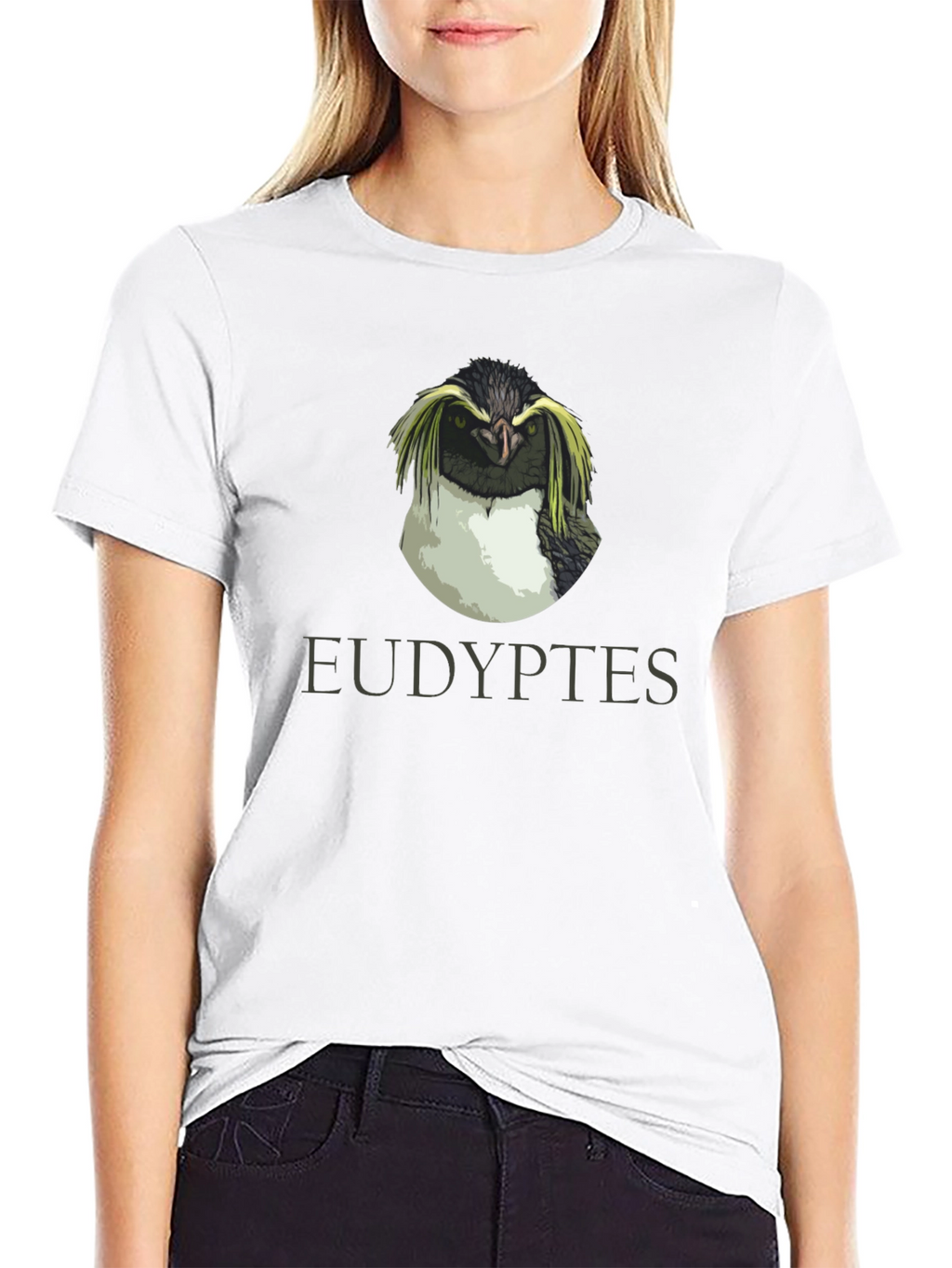 Eudyptes Penguin Graphic T-Shirt - Black