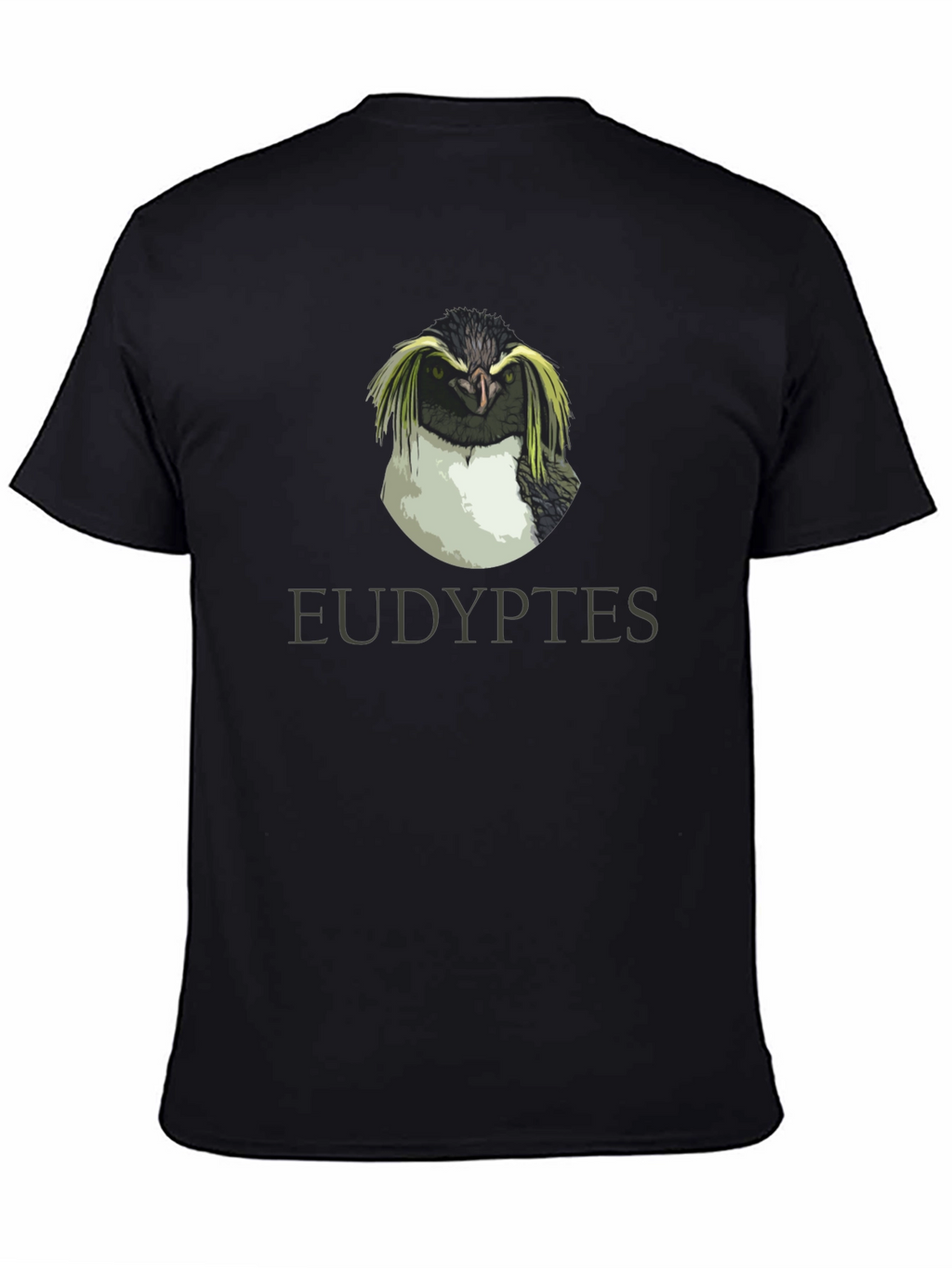 Eudyptes Penguin Graphic T-Shirt - Black