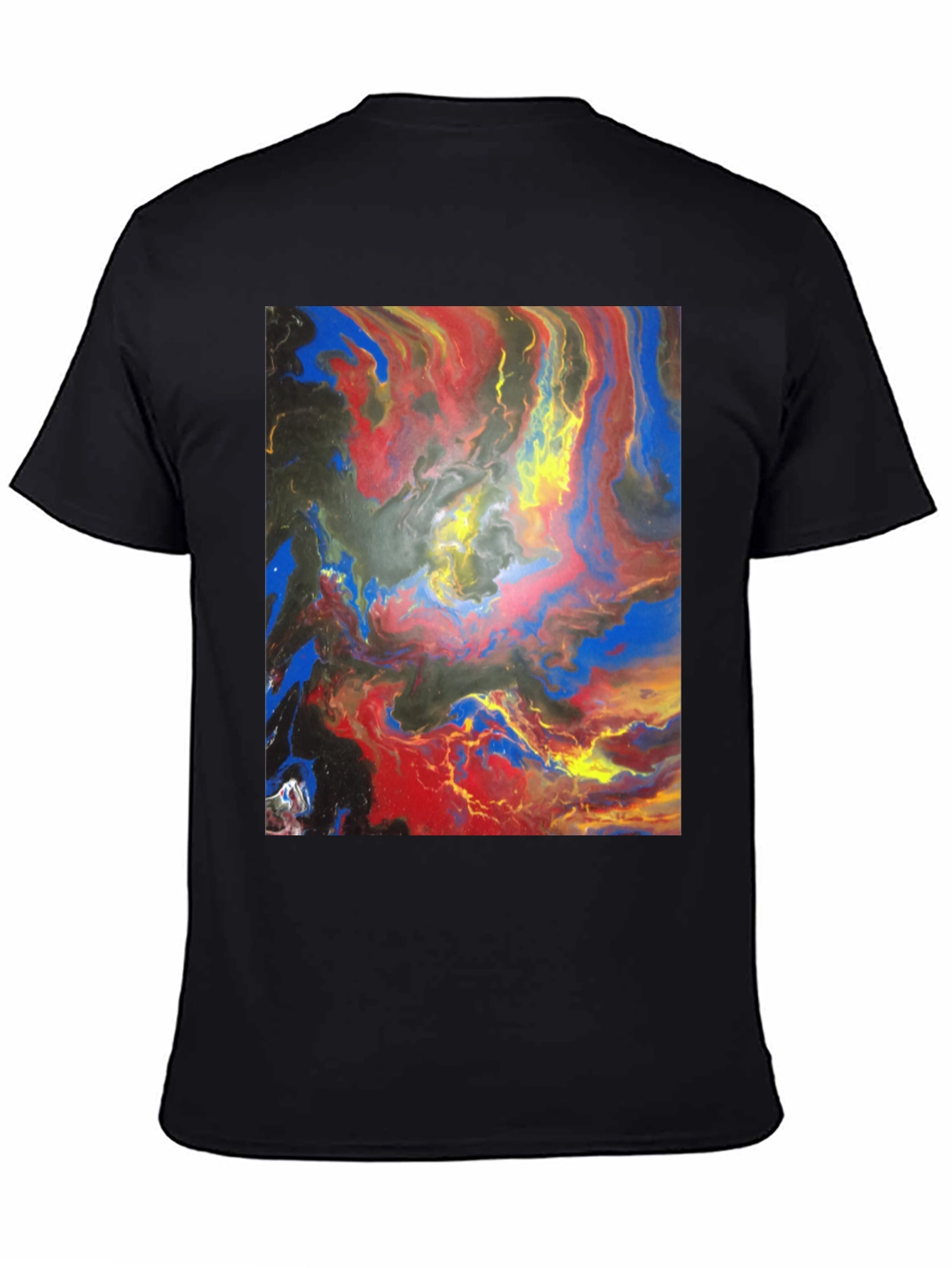 Abstract Art Graphic Tee - Vivid Colors