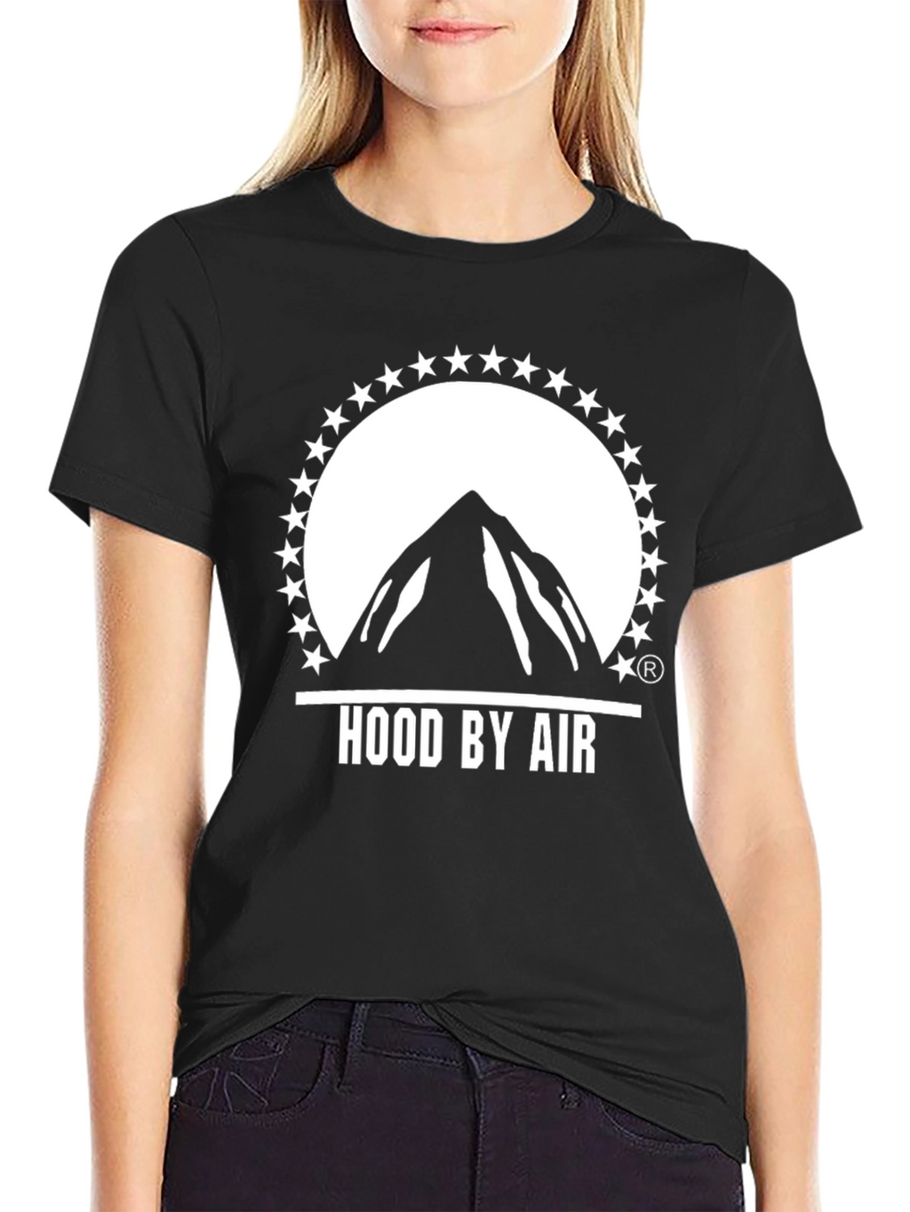 Hood By Air Graphic Tee - Black