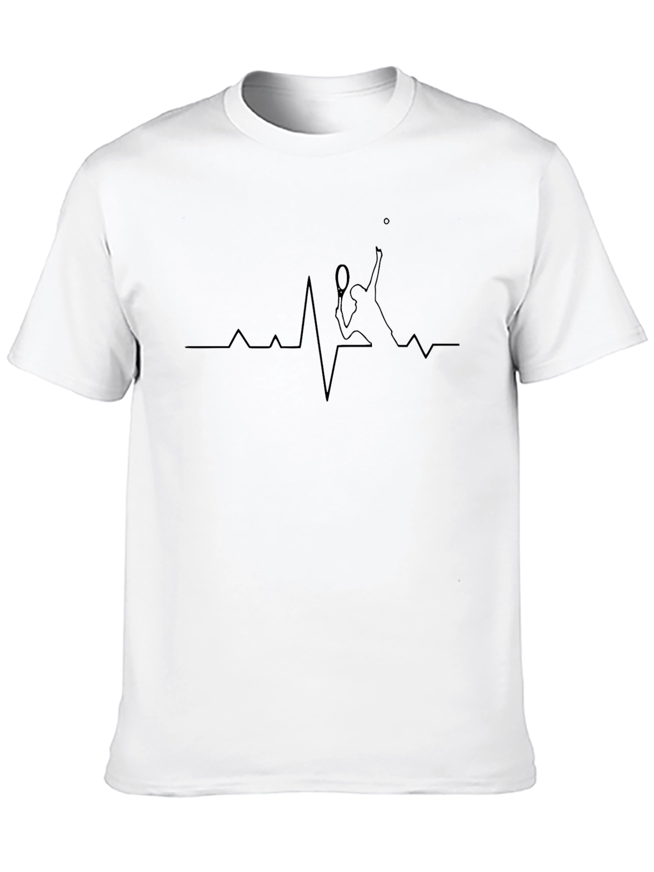Tennis Heartbeat T-Shirt - Game On!