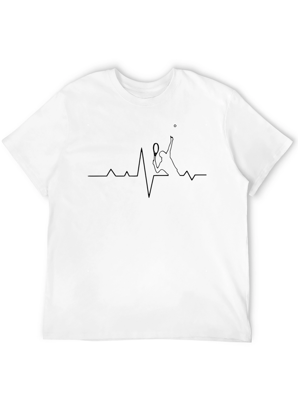 Tennis Heartbeat T-Shirt - Game On!