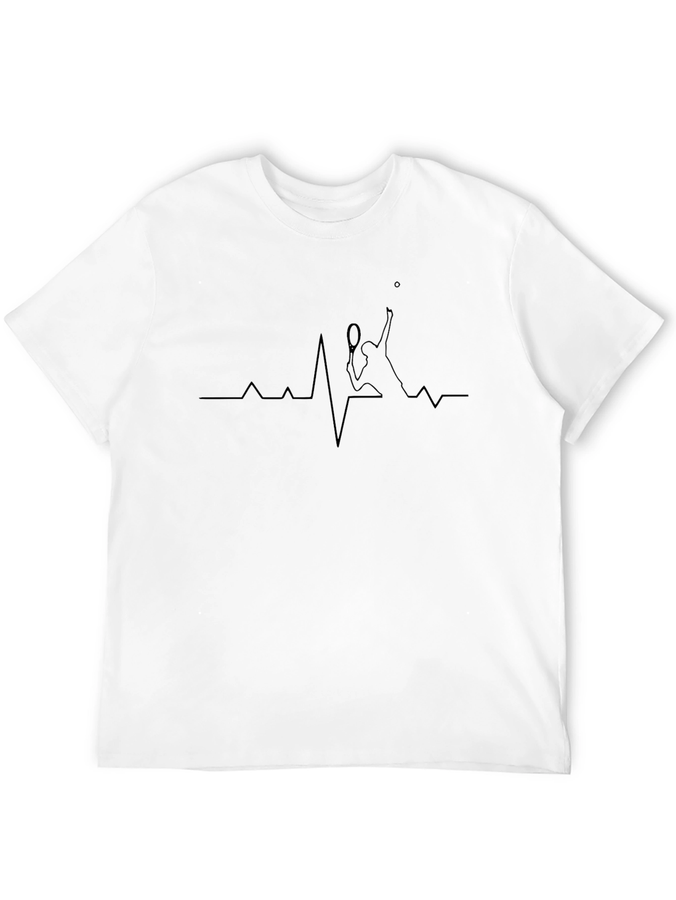 Tennis Heartbeat T-Shirt - Game On!