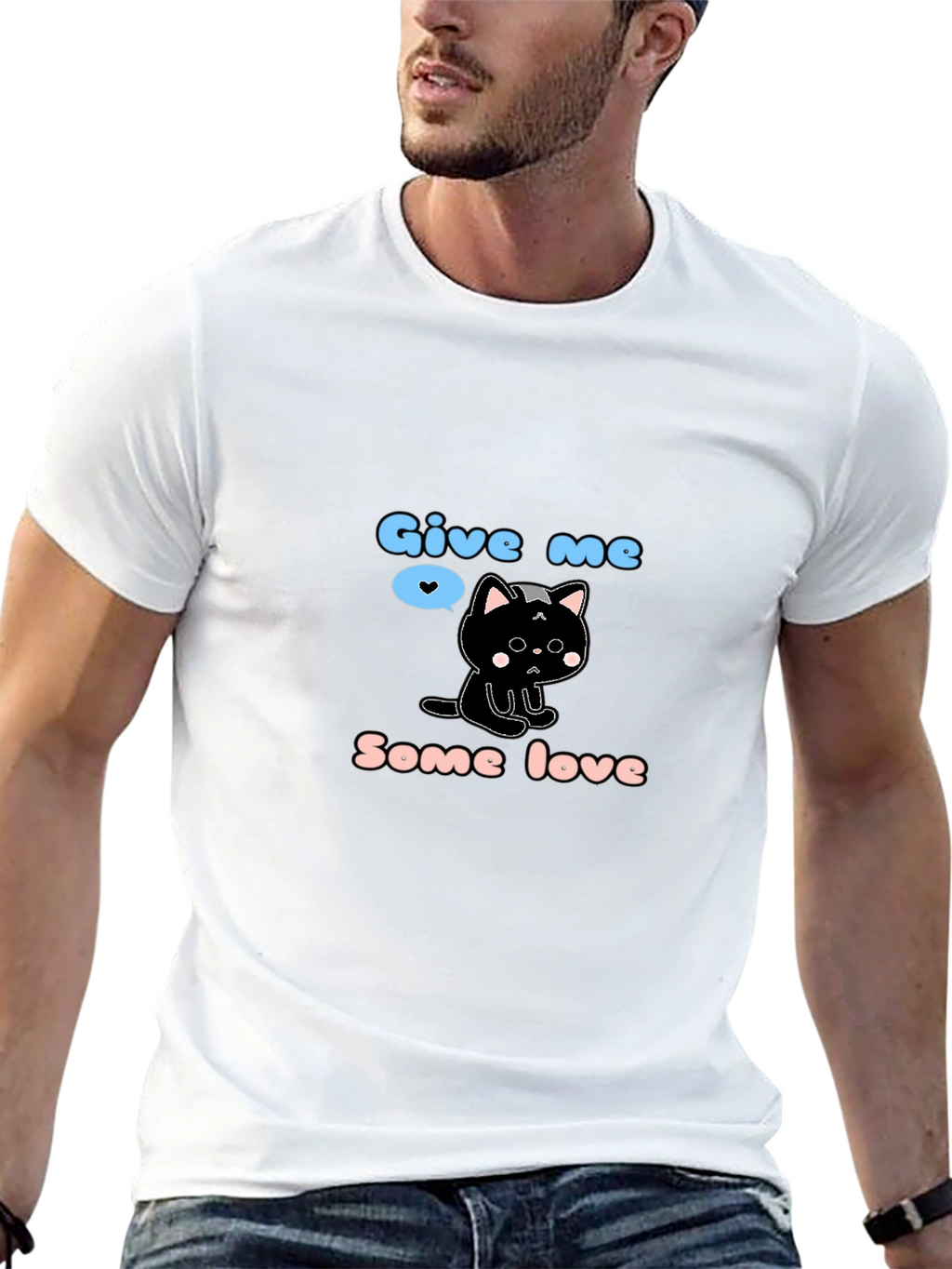 Give Me Some Love Cat T-Shirt
