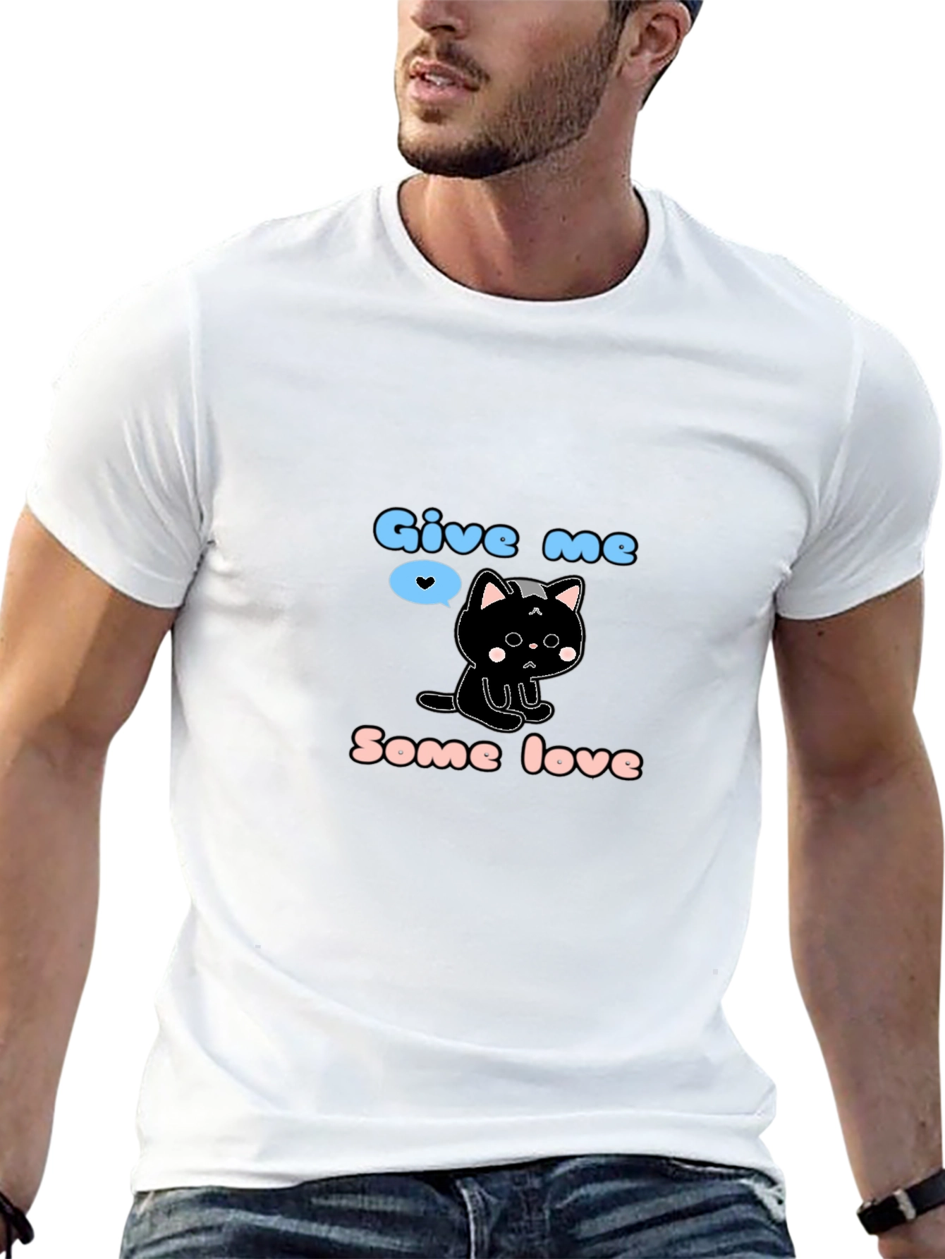 Give Me Some Love Cat T-Shirt