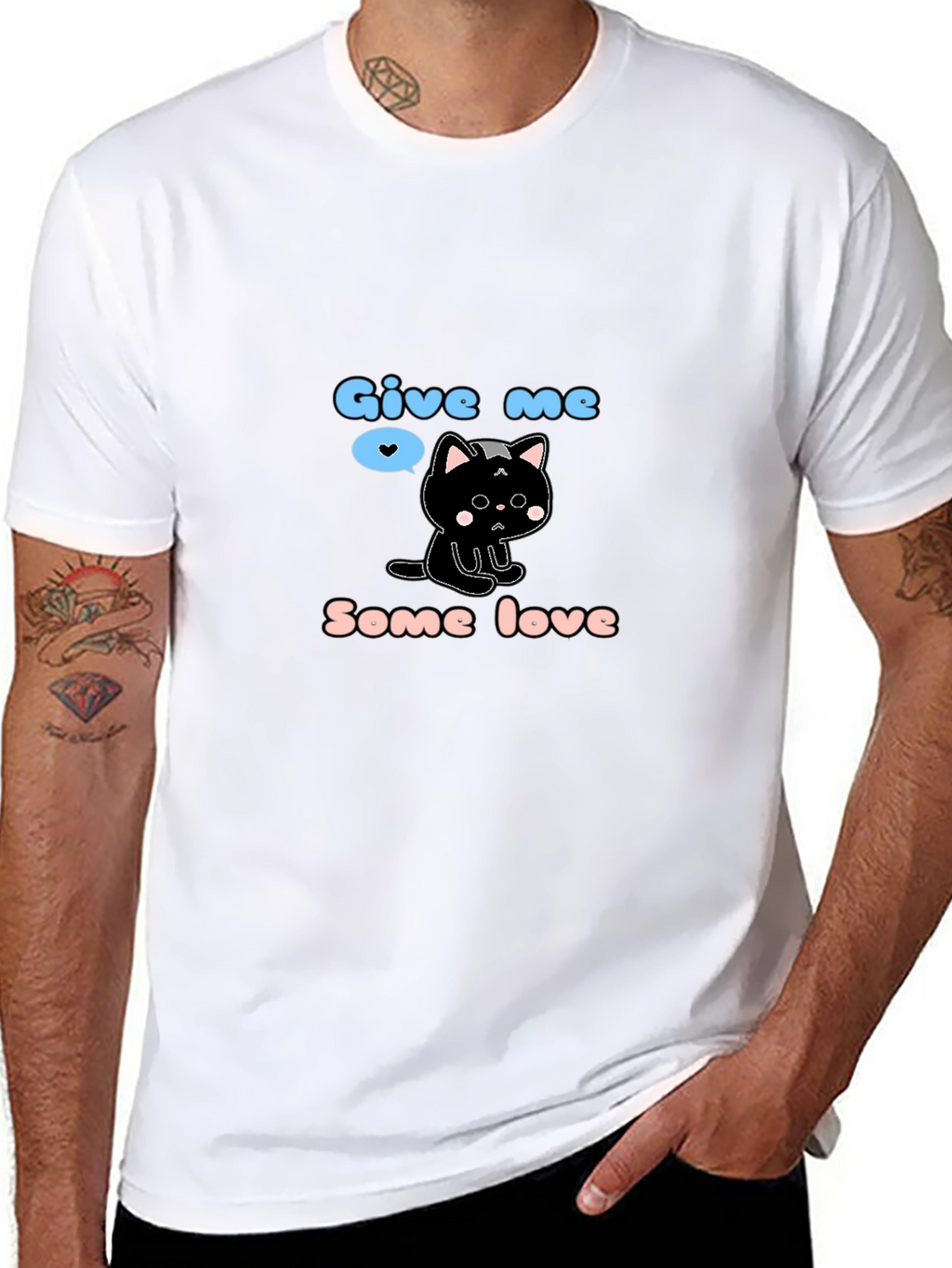 Give Me Some Love Cat T-Shirt