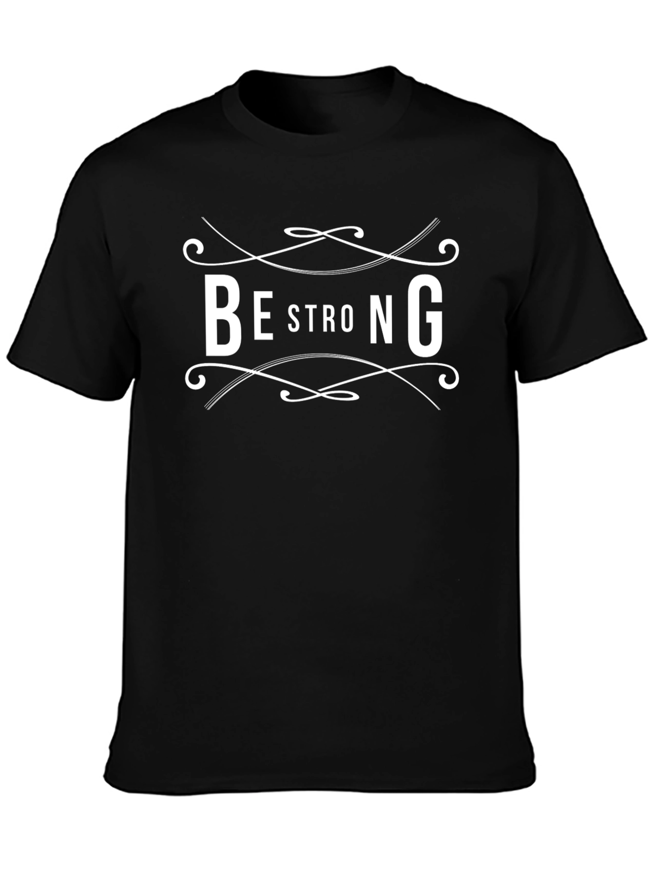 Be Strong Graphic Tee - Trendy Motivational T-Shirt