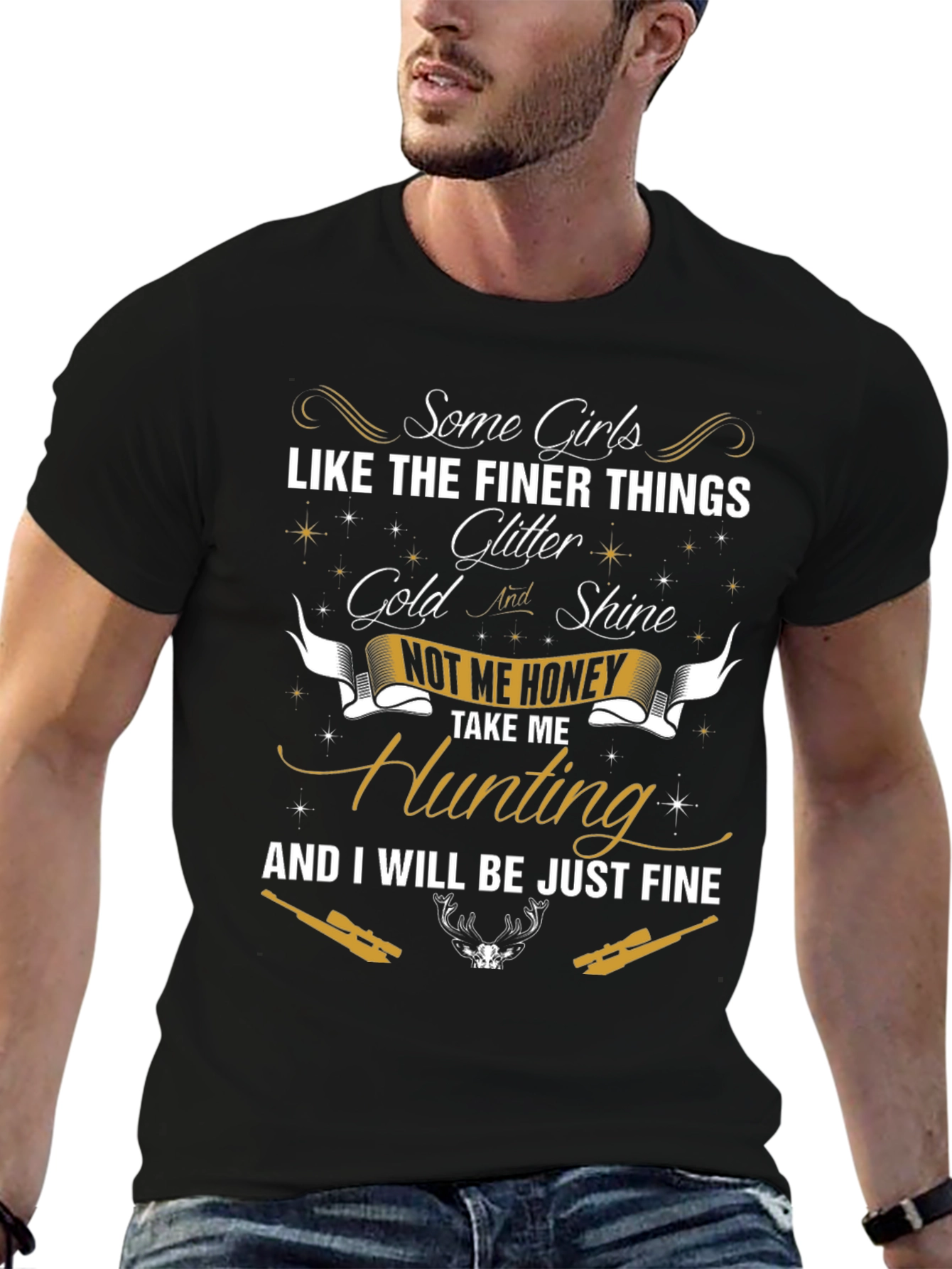Hunting Graphic Tee: Some Girls Like Finer Things
