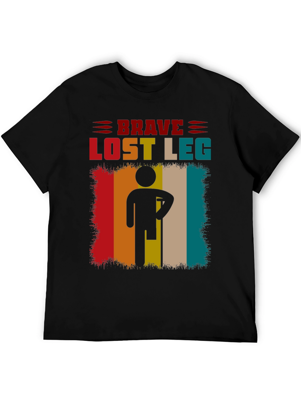 Brave Lost Leg Graphic T-Shirt