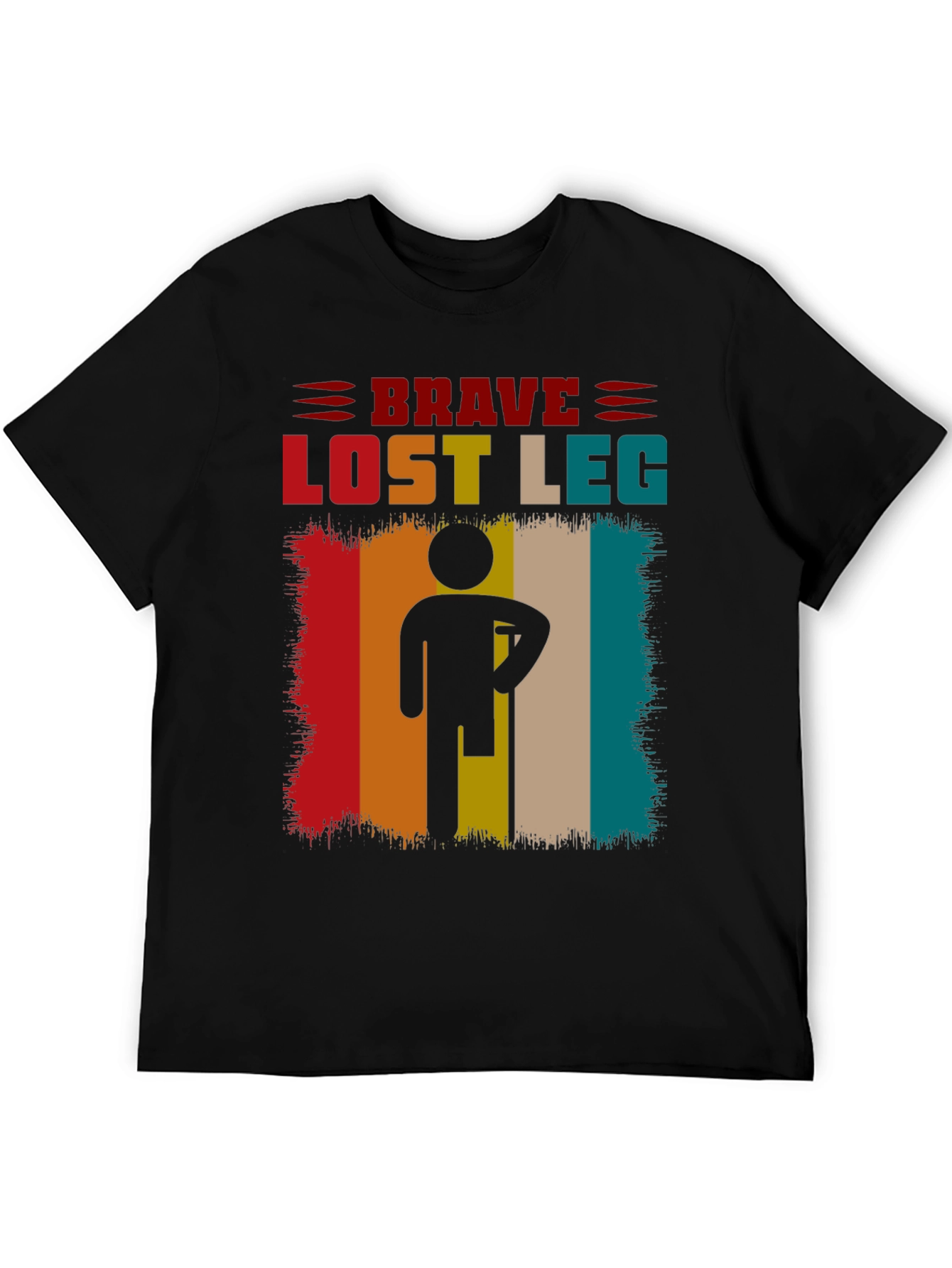 Brave Lost Leg Graphic T-Shirt