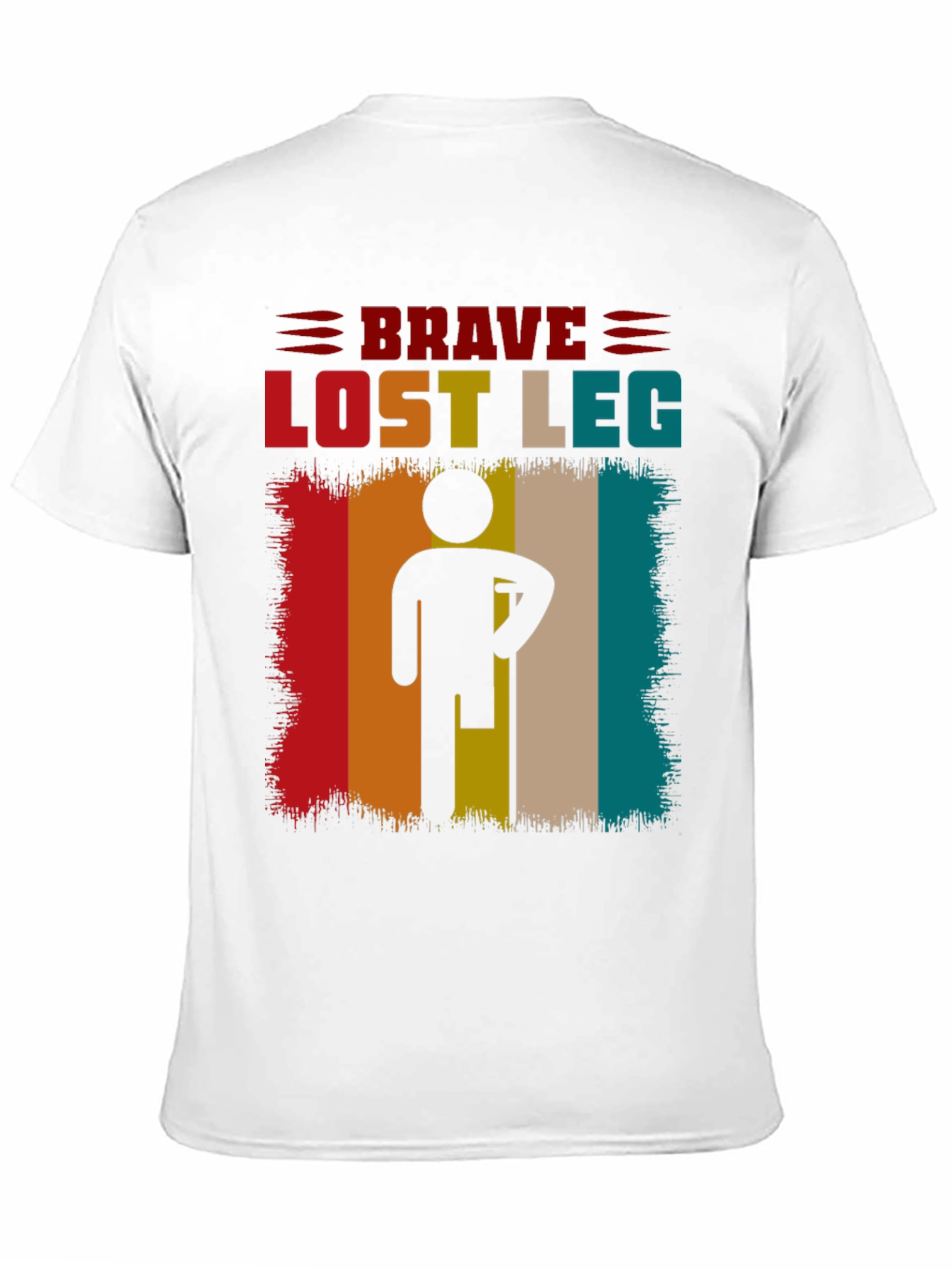 Brave Lost Leg Graphic T-Shirt