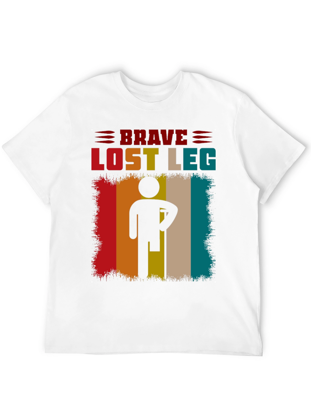 Brave Lost Leg Graphic T-Shirt