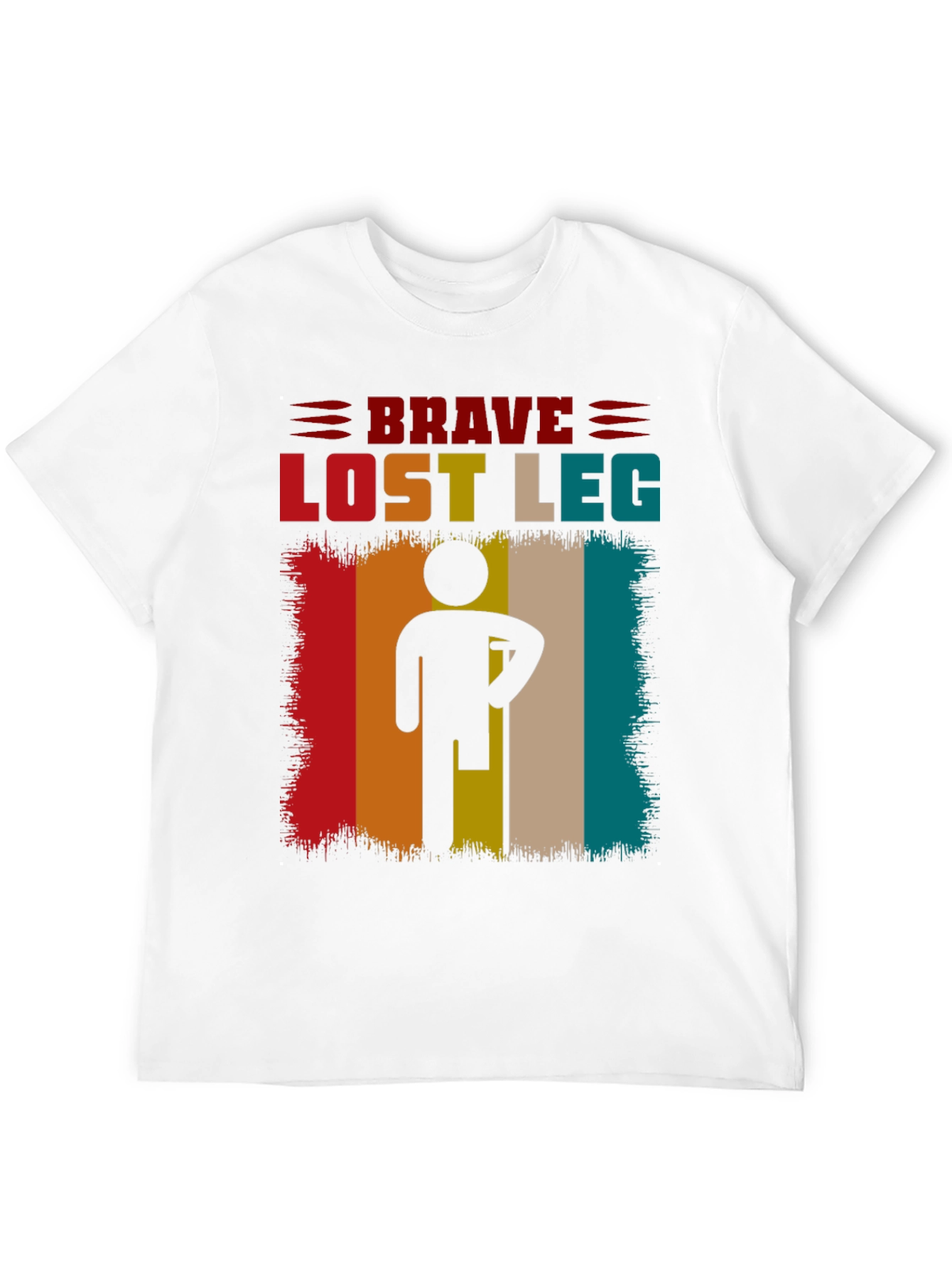 Brave Lost Leg Graphic T-Shirt