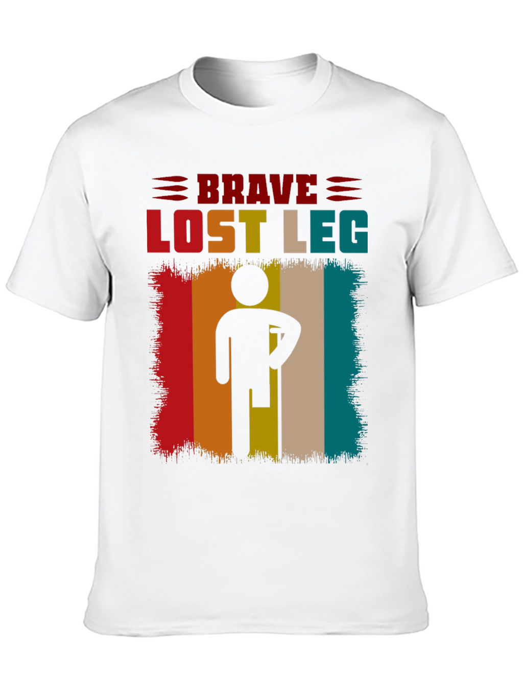 Brave Lost Leg Graphic T-Shirt