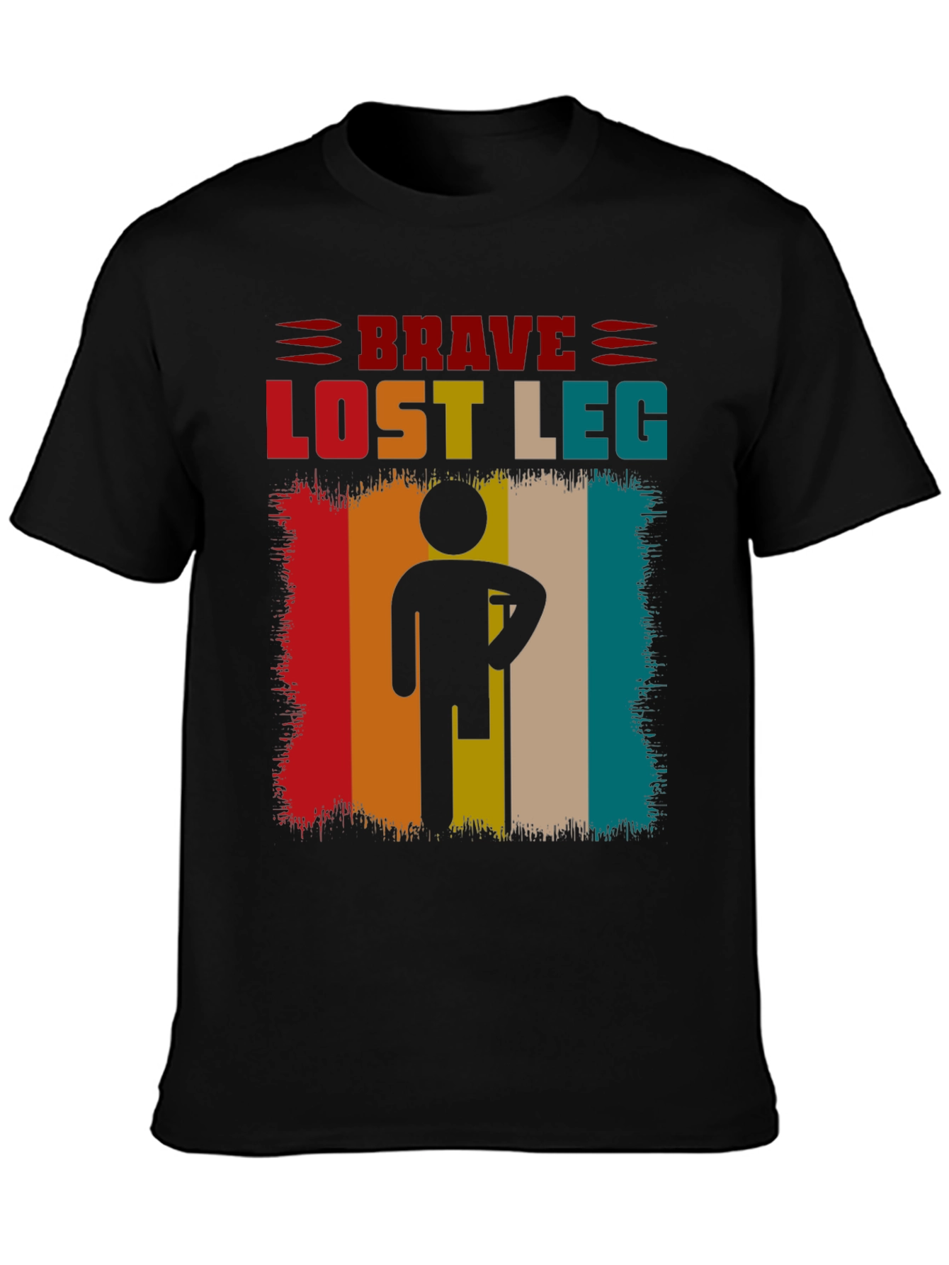 Brave Lost Leg Graphic T-Shirt