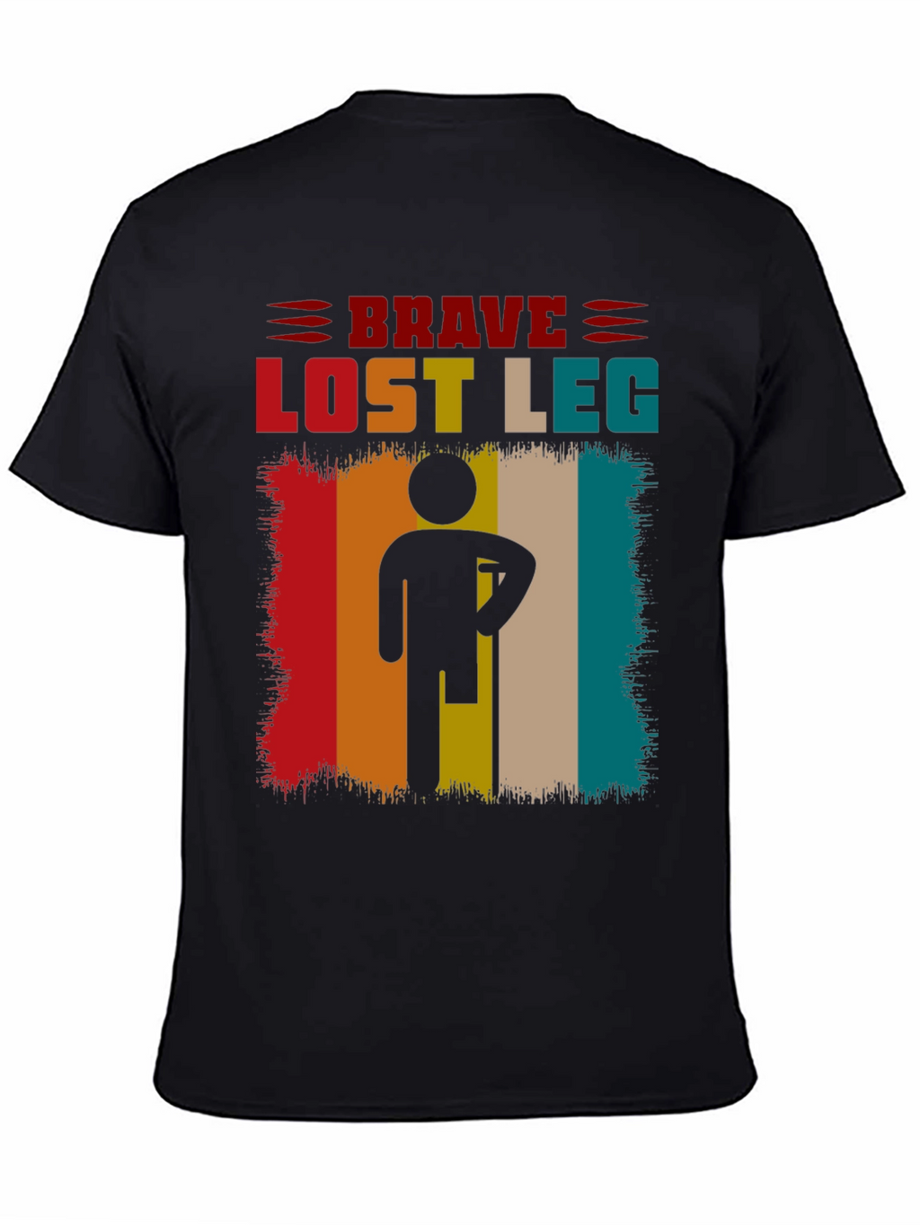 Brave Lost Leg Graphic T-Shirt