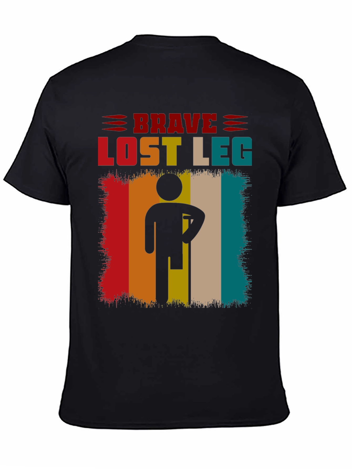 Brave Lost Leg Graphic T-Shirt