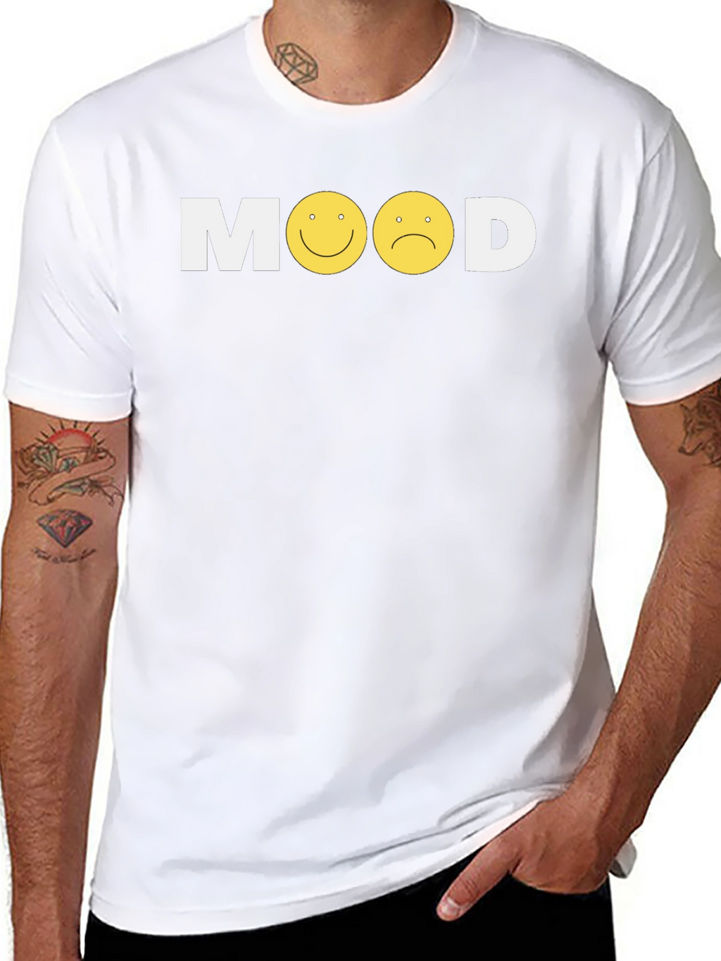 Mood Graphic Tee - Mens Black T-Shirt